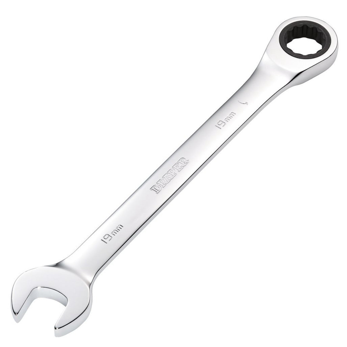 Draper Metric Ratcheting Combination Spanner, 19mm 31018