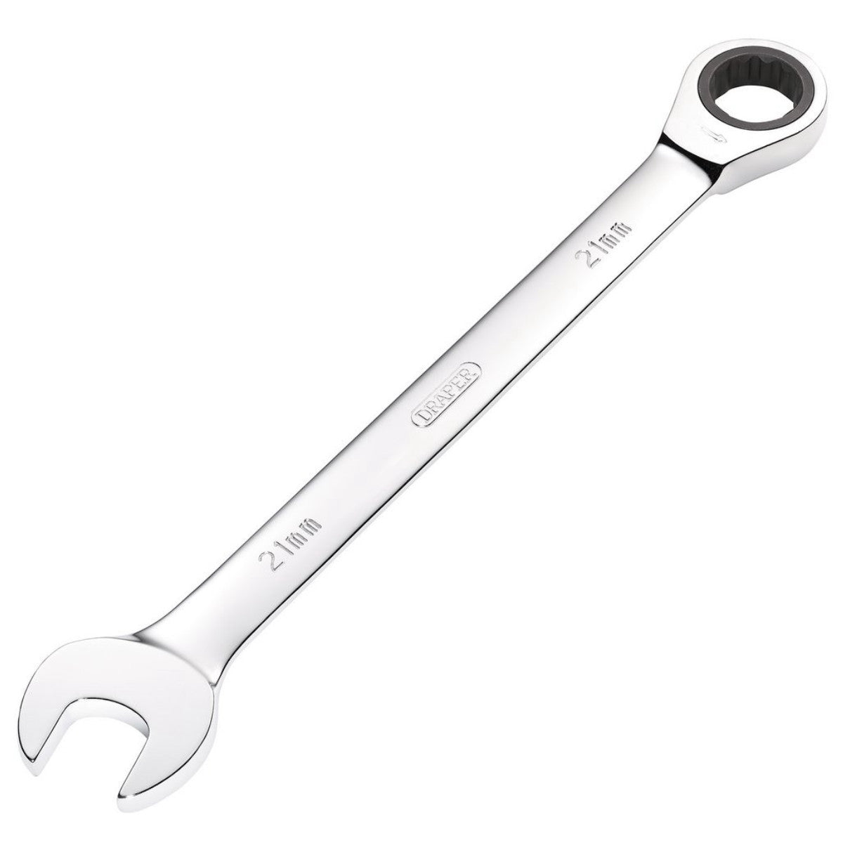 Draper Metric Ratcheting Combination Spanner, 21mm 31020