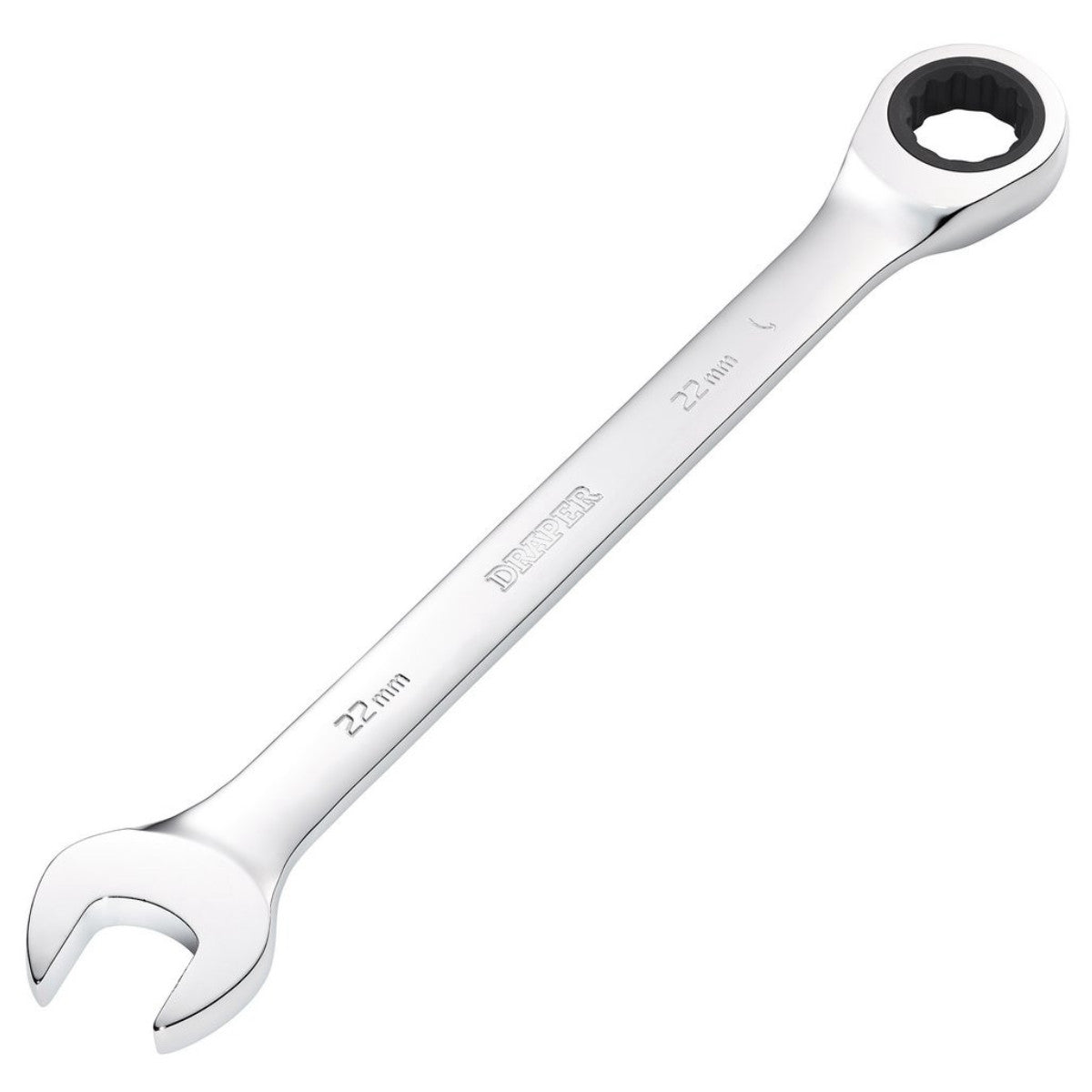 Draper Metric Ratcheting Combination Spanner, 22mm 31022
