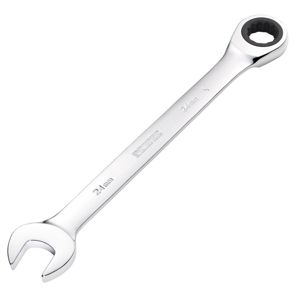 Draper Metric Ratcheting Combination Spanner, 24mm 31023