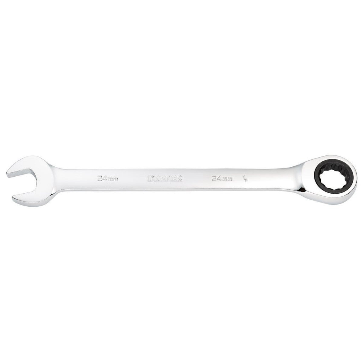 Draper Metric Ratcheting Combination Spanner, 24mm 31023
