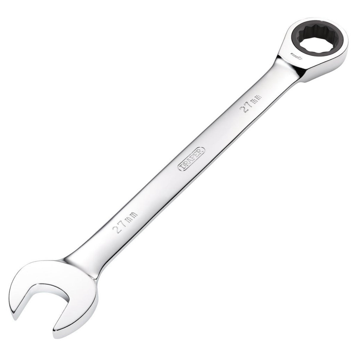 Draper Metric Ratcheting Combination Spanner, 27mm 31025
