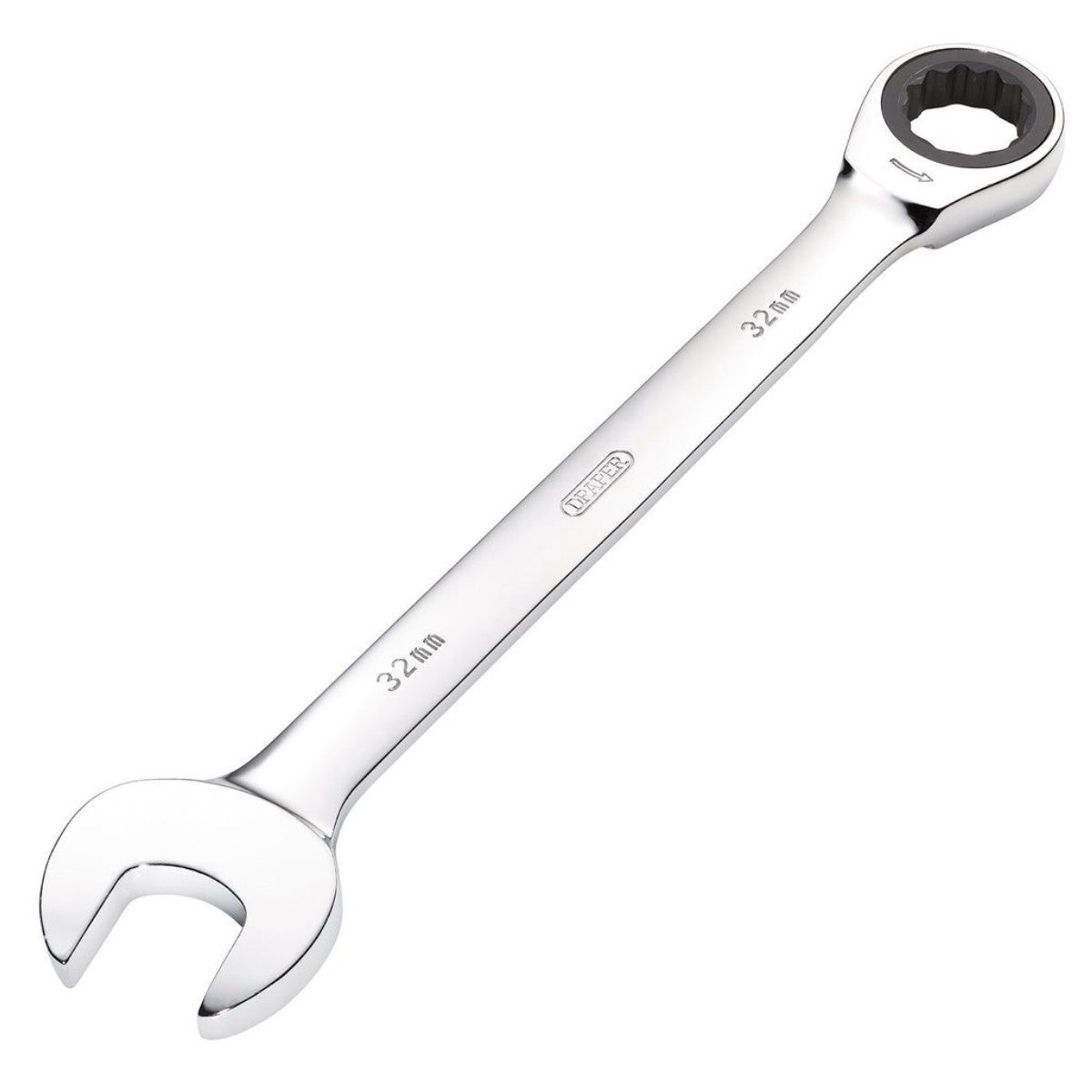 Draper Metric Ratcheting Combination Spanner, 32mm 31027