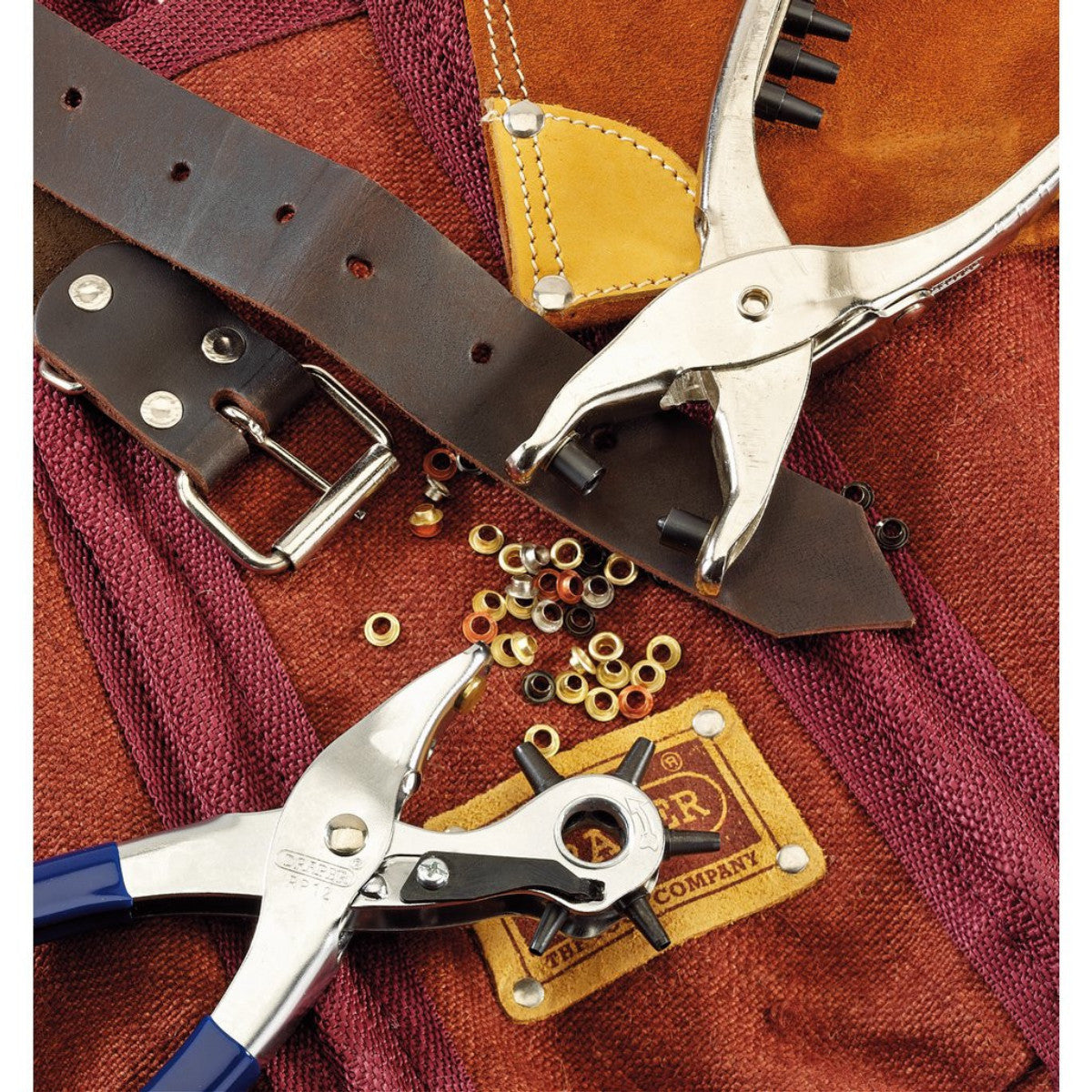Draper Interchangeable Hole Punch and Eyelet Pliers, 210mm 31096