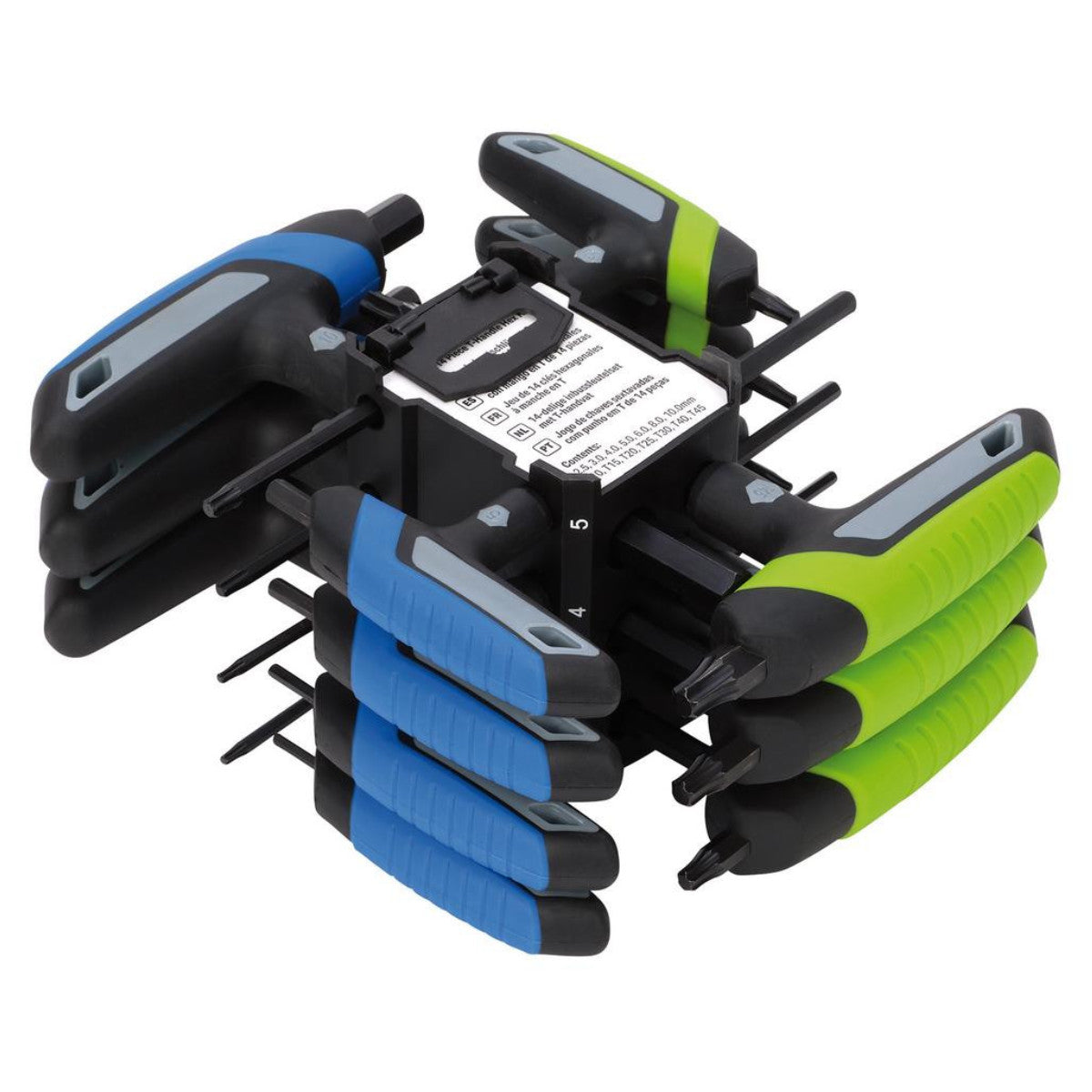 Draper TX-STAR and Metric T-Handle Hex Key Set (14 Piece) 31120