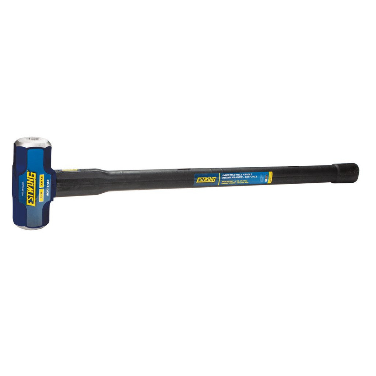 Estwing ESH-830X Indestructible Shaft Sledge Hammer, 3.6kg/8lb 31276