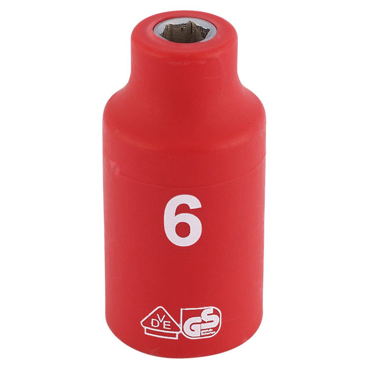 Draper Expert Fully Insulated VDE Socket, 3/8" Sq. Dr., 6mm 31494