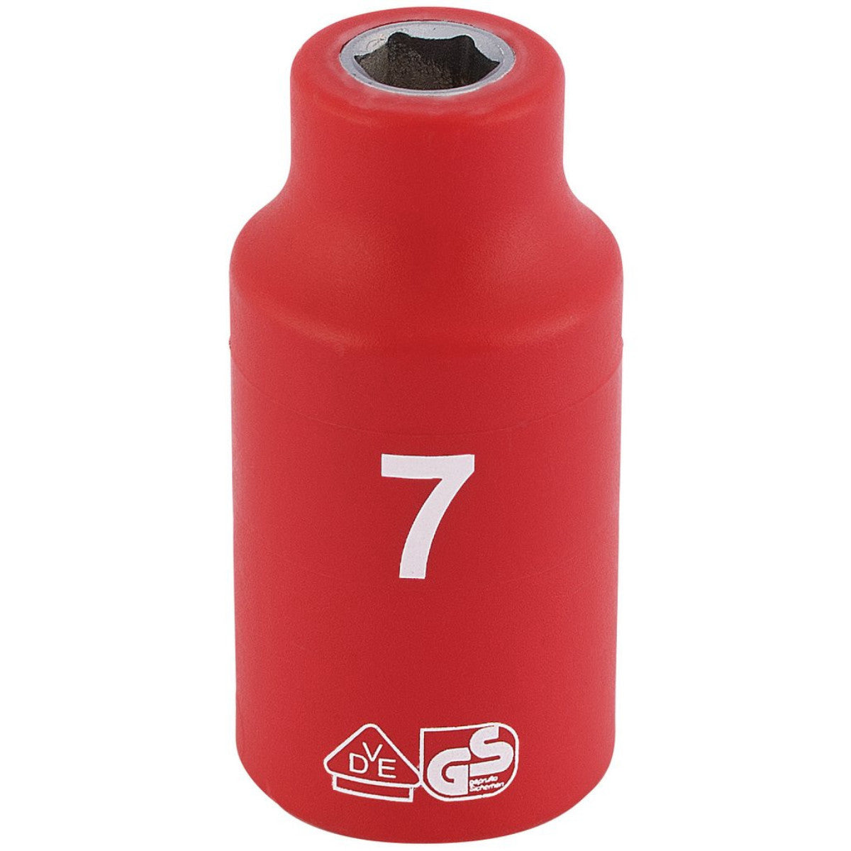 Draper Expert Fully Insulated VDE Socket, 3/8" Sq. Dr., 7mm 31500