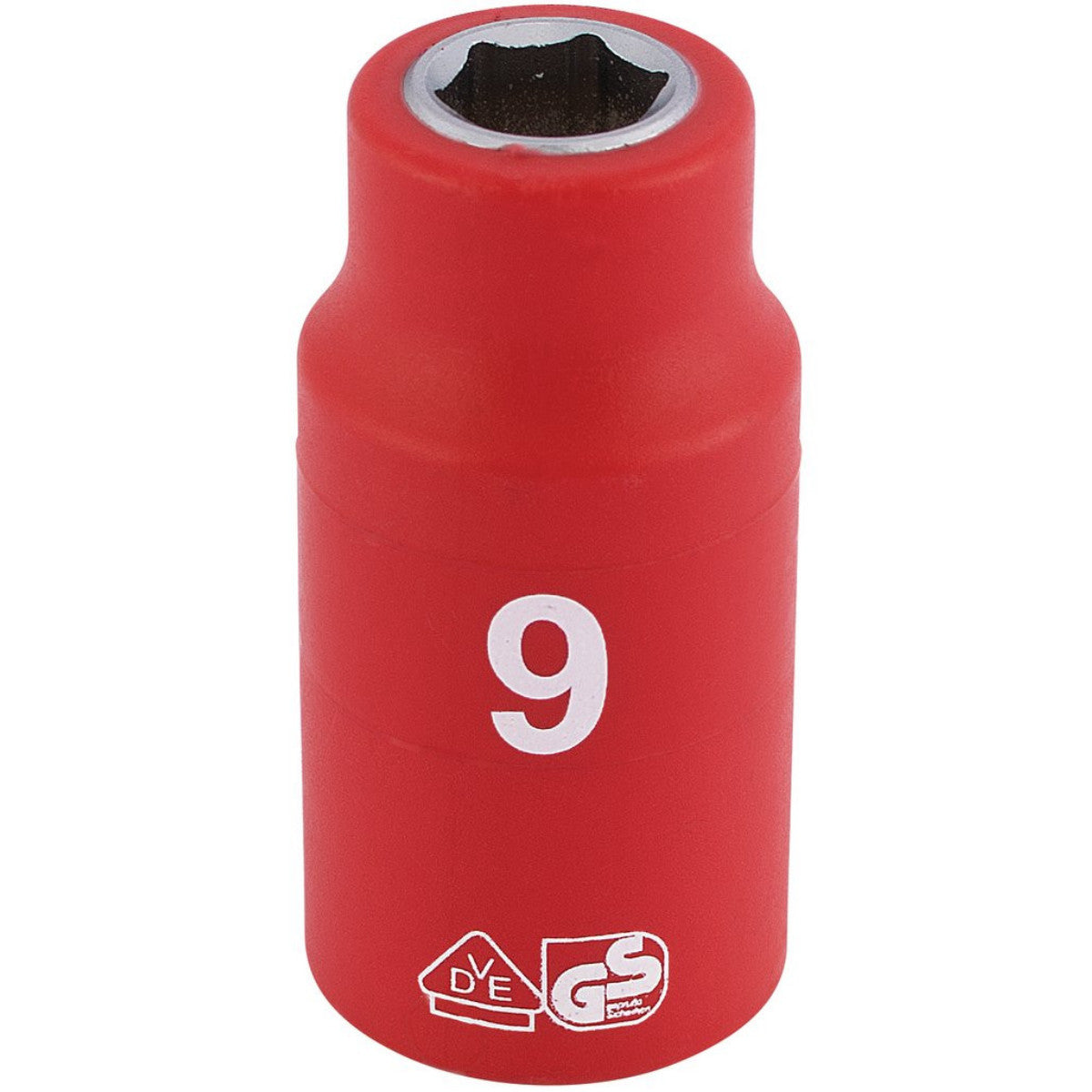 Draper Expert Fully Insulated VDE Socket, 3/8" Sq. Dr., 9mm 31556