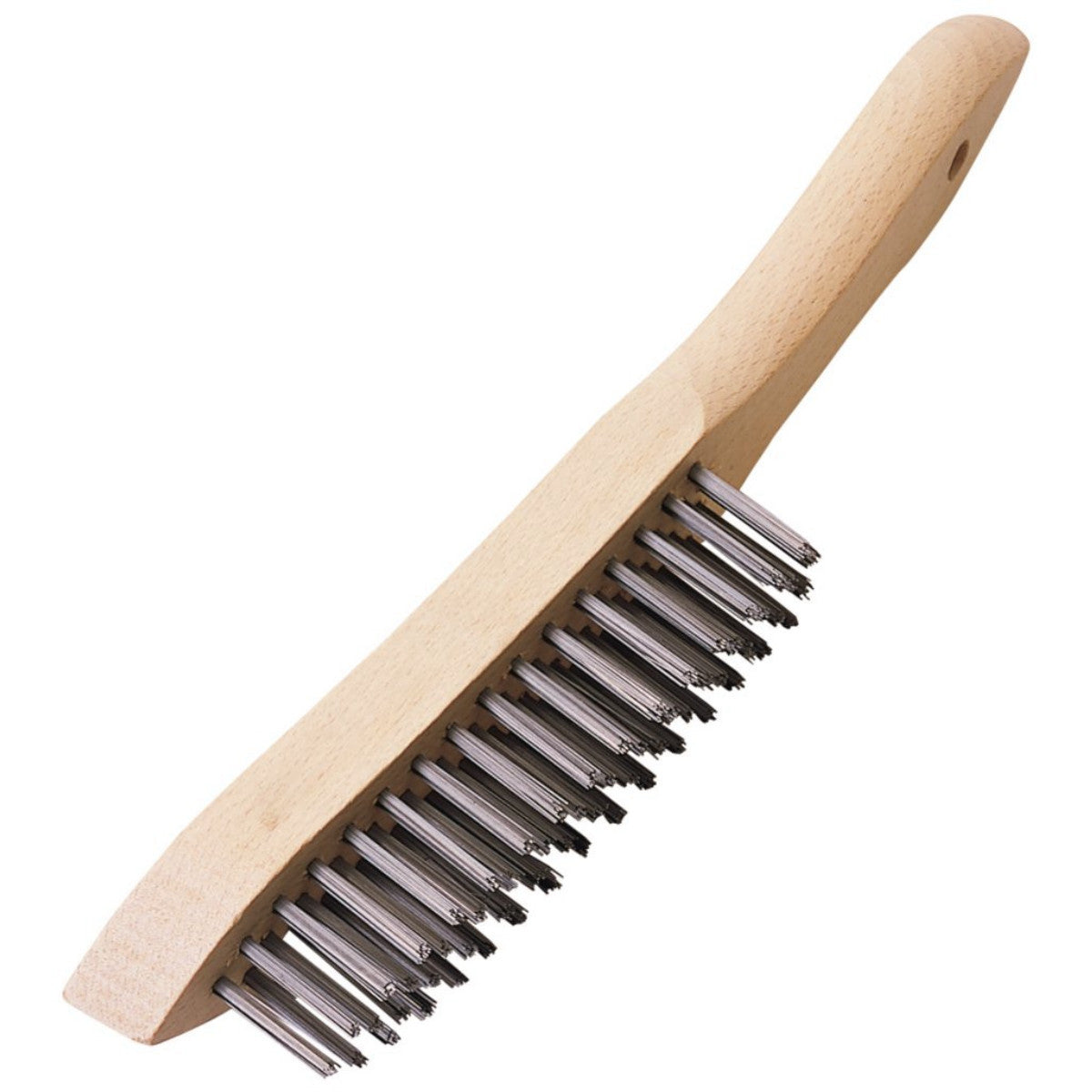 Draper Expert Heavy Duty 4 Row Wire Scratch Brush, 310mm 31563