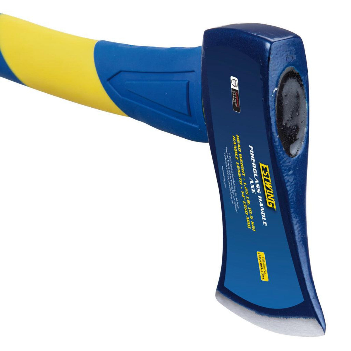 Estwing EAX-114F Axe with Fibreglass Shaft, 0.5kg/1.25lb 31621
