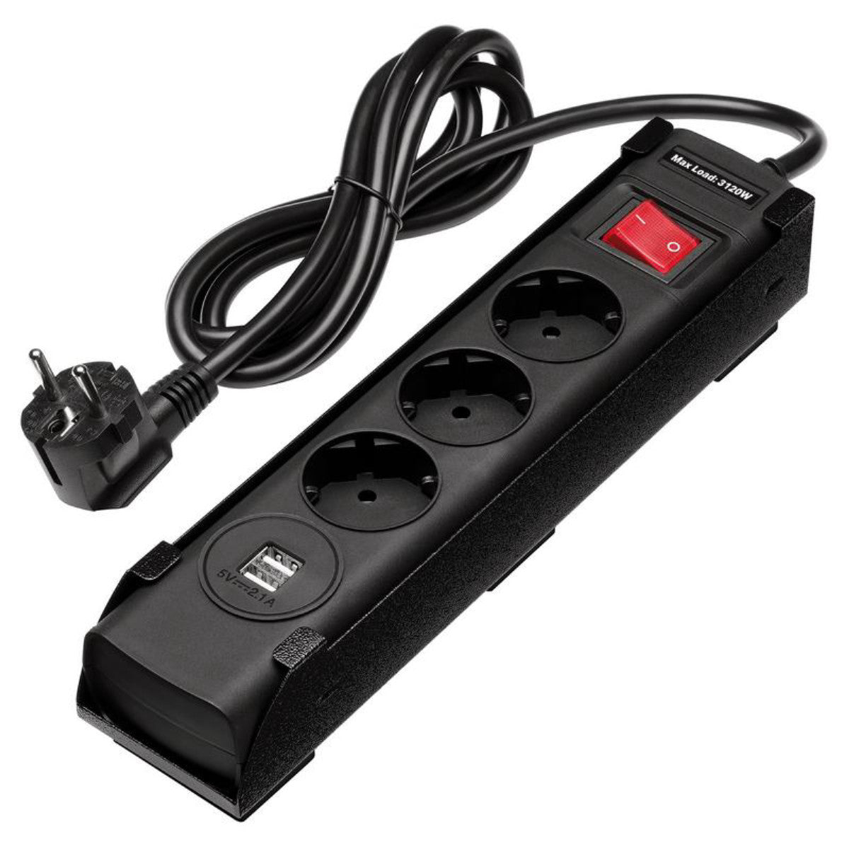 Bunker EU Power Strip with Magnetic Holder 31712