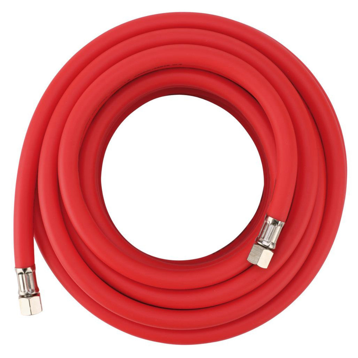 Draper High Visibility Hybrid Air Hose, 15m x 10mm, 1/4" BSP, Red 31731