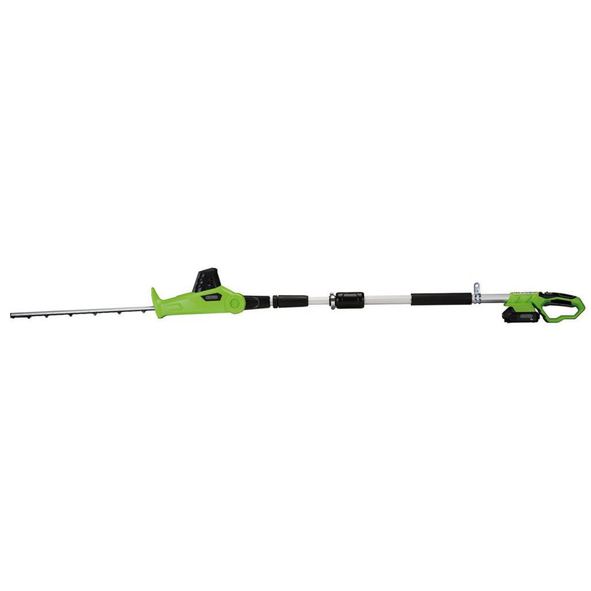 Draper 18V Pole Hedge Trimmer, 1 x 2.0Ah Battery, 1 x Charger 31865