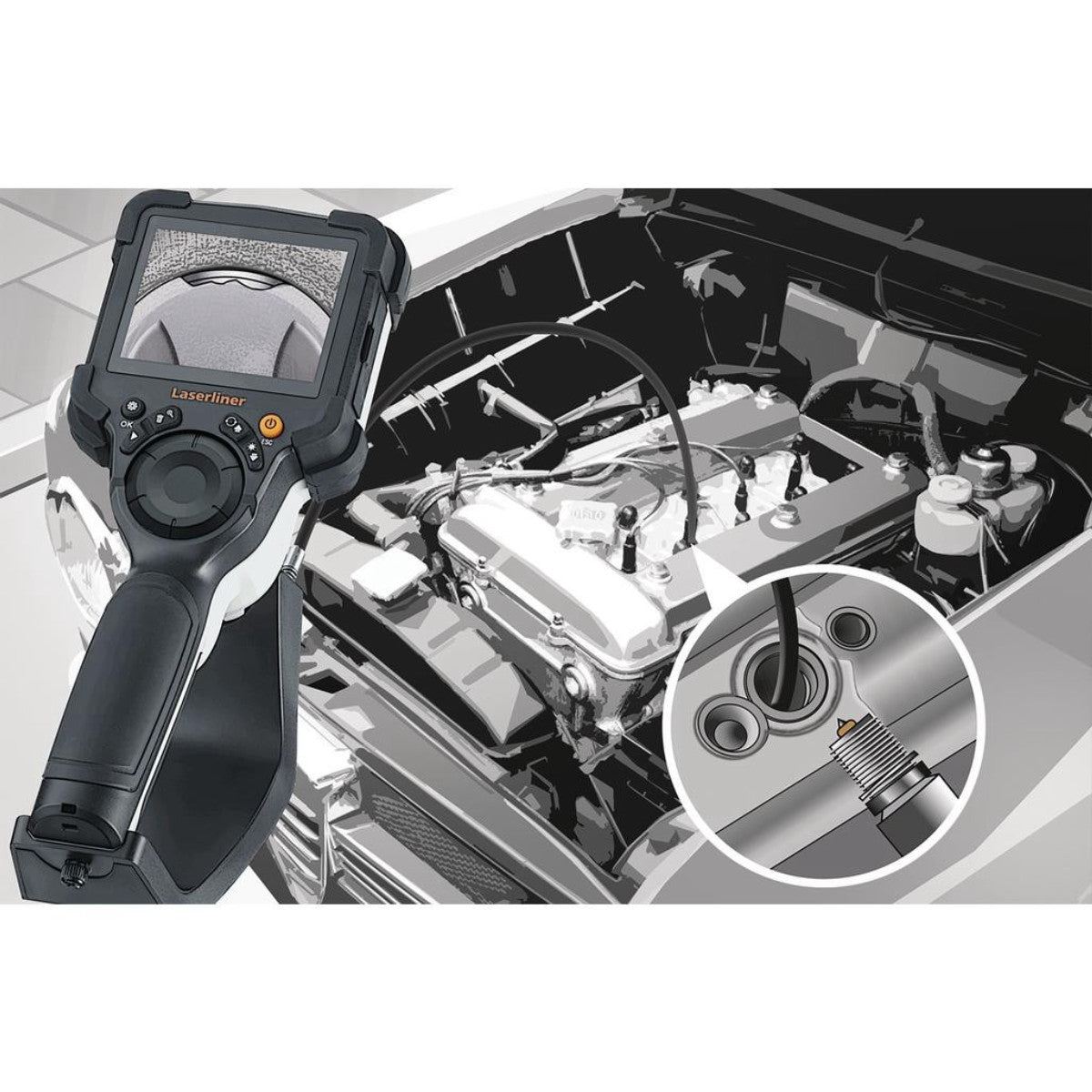 Draper 082.237A VideoInspector Mini Professional Video Inspection System 32052