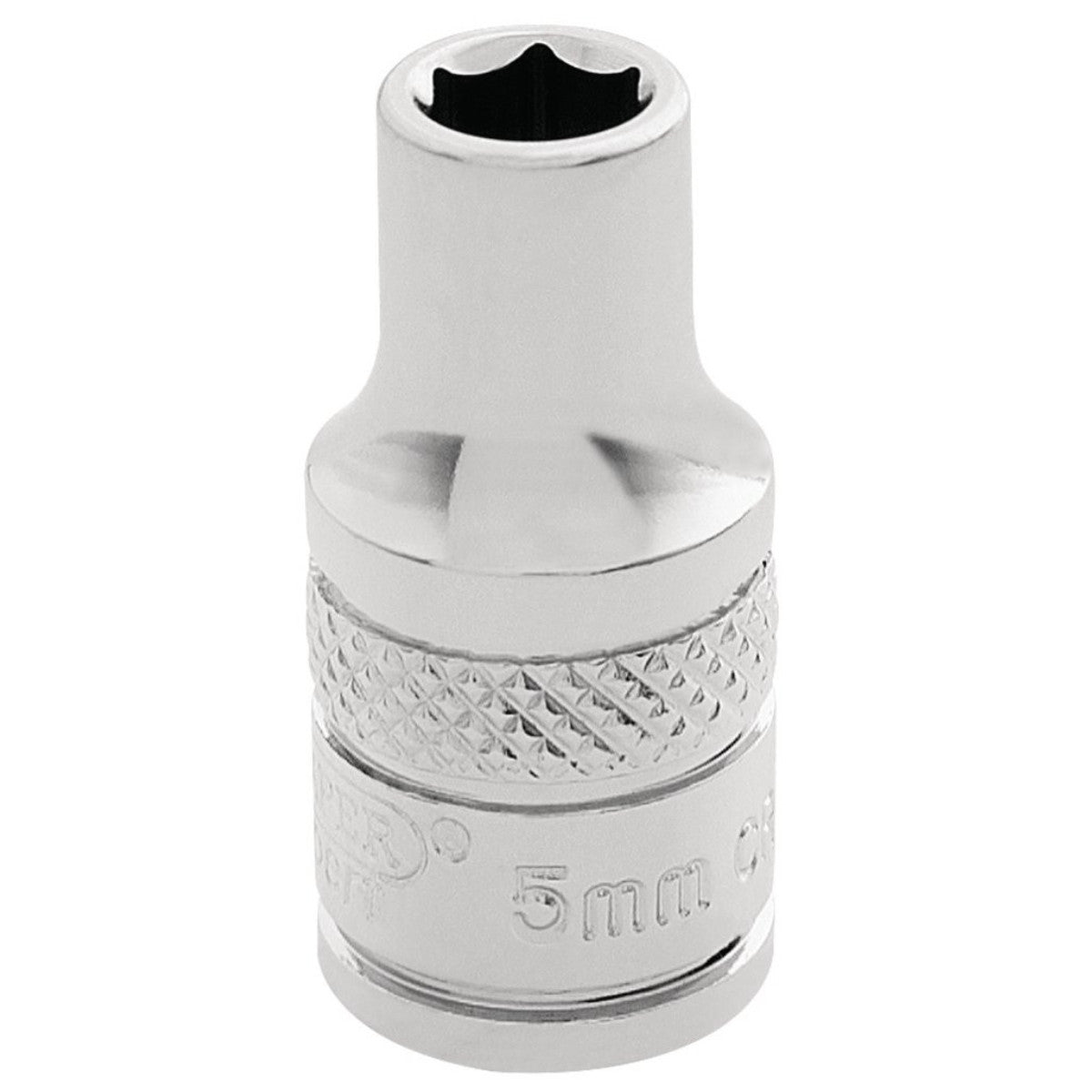 Draper Expert HI-TORQ 6 Point Socket, 1/4" Sq. Dr., 5.0mm 32427