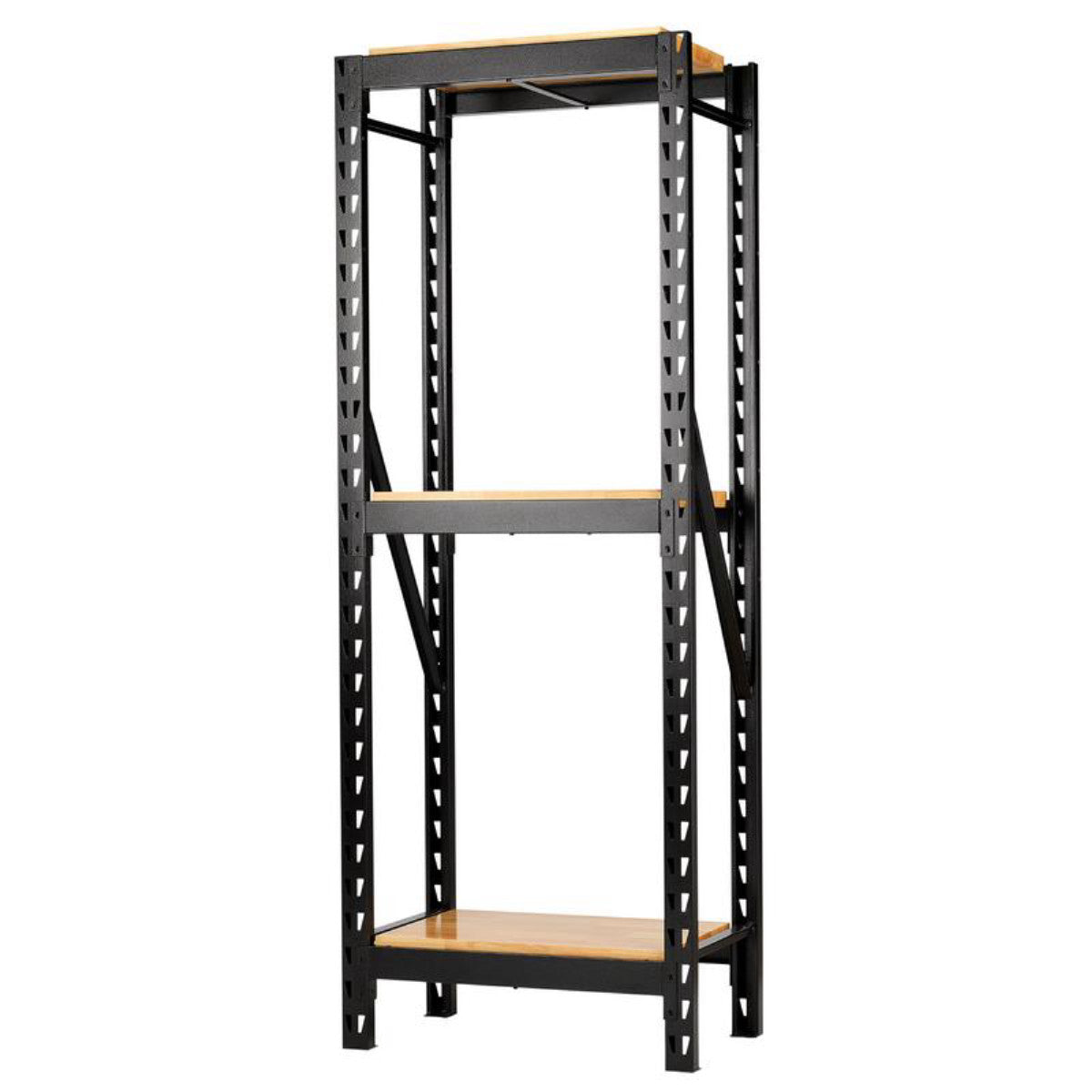 Bunker 14 Piece Modular 3 Tier Racking with Hardwood Shelving, 750mm 32465