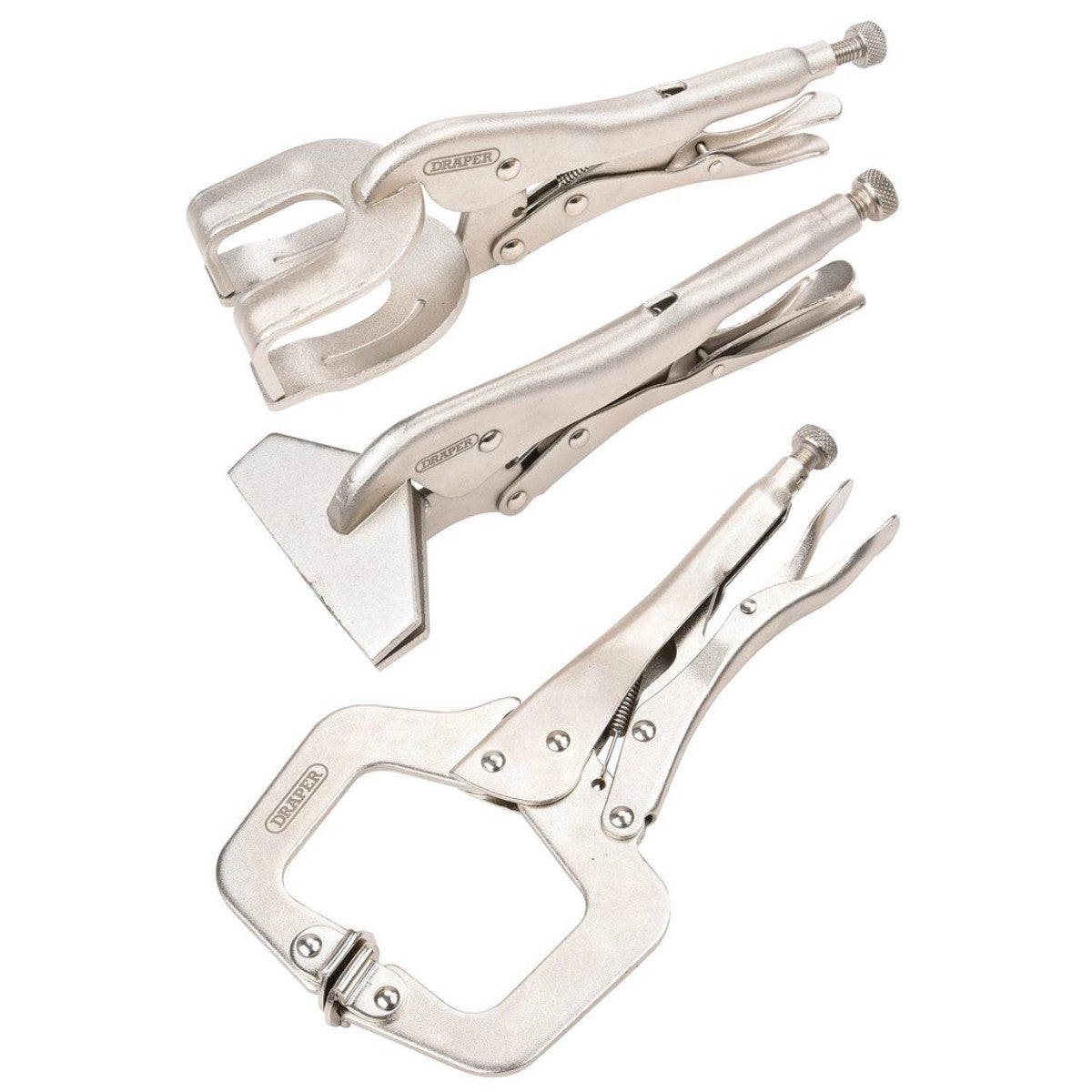 Draper Self Grip Clamp Kit (3 Piece) 33836