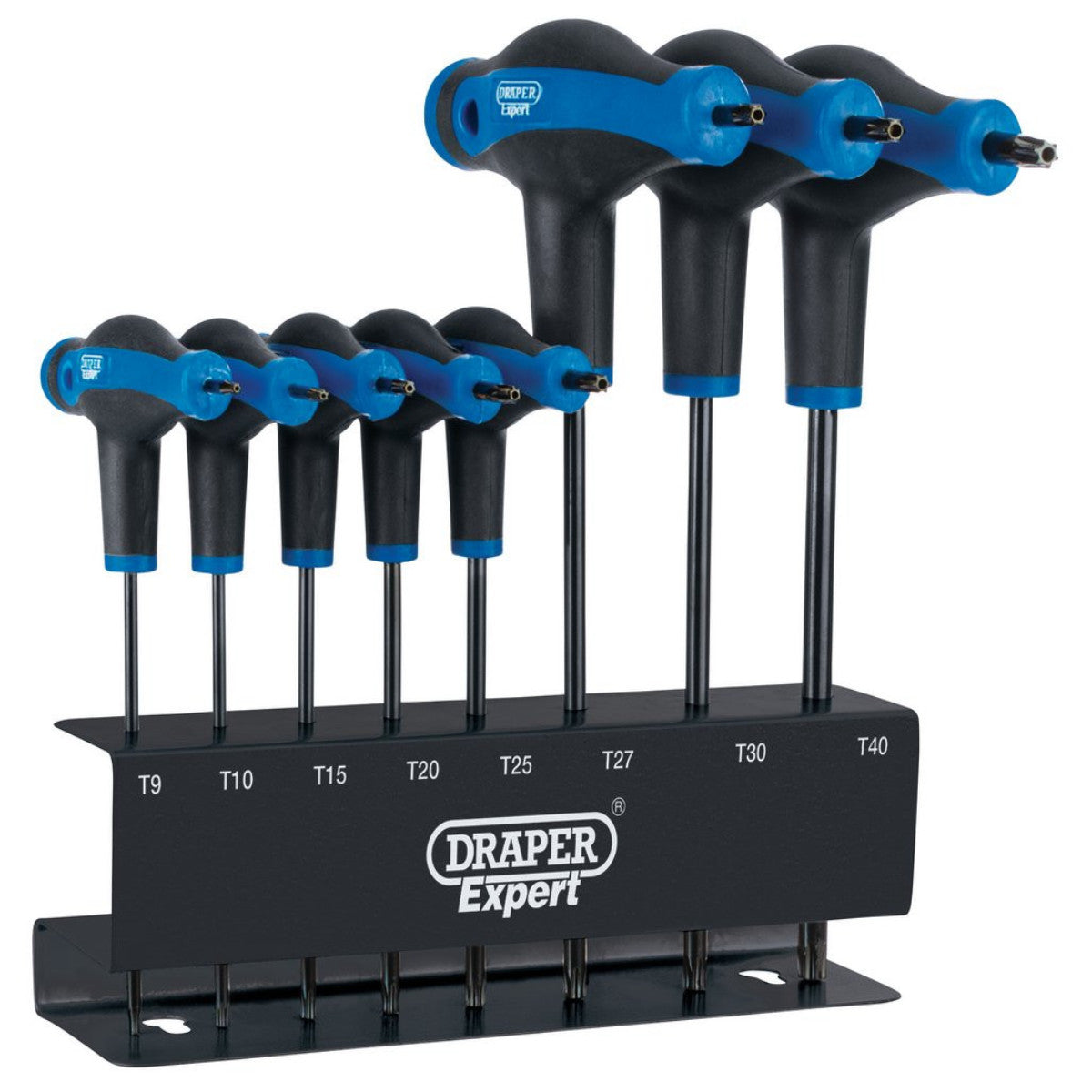 Draper Expert TX-STAR Soft Grip Metric T-Handle Key Set (8 Piece) 33872