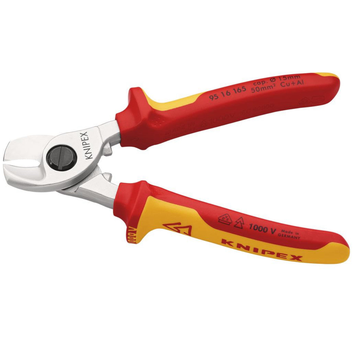 Knipex 95 16 165 SB VDE Cable Shears, 165mm 34058