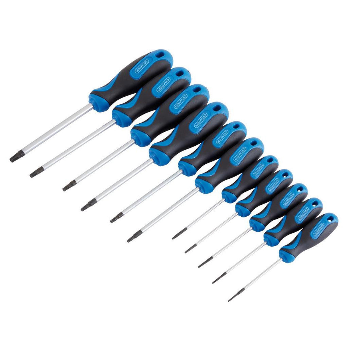Draper TX-STAR and Draper TX-STAR Security Soft Grip Screwdriver Set (11 Piece) 34253