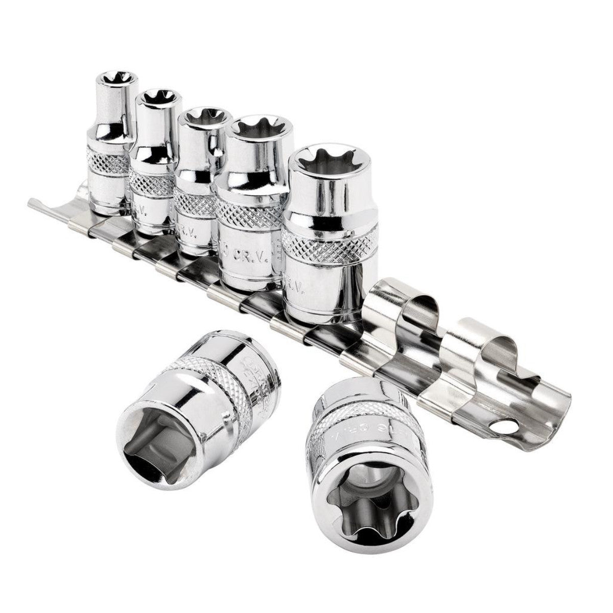 Draper Expert TX-STAR Socket Set, 1/4" and 3/8" Sq. Dr. (7 Piece) 34412
