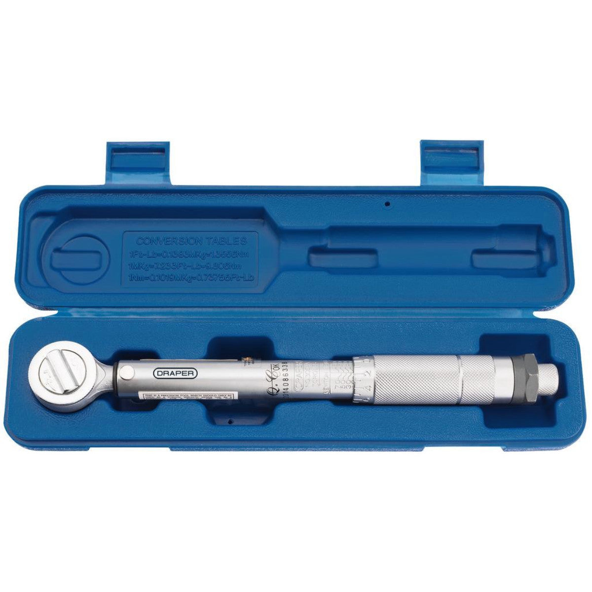 Draper Ratchet Torque Wrench, 3/8" Sq. Dr., 10 - 80Nm 34570