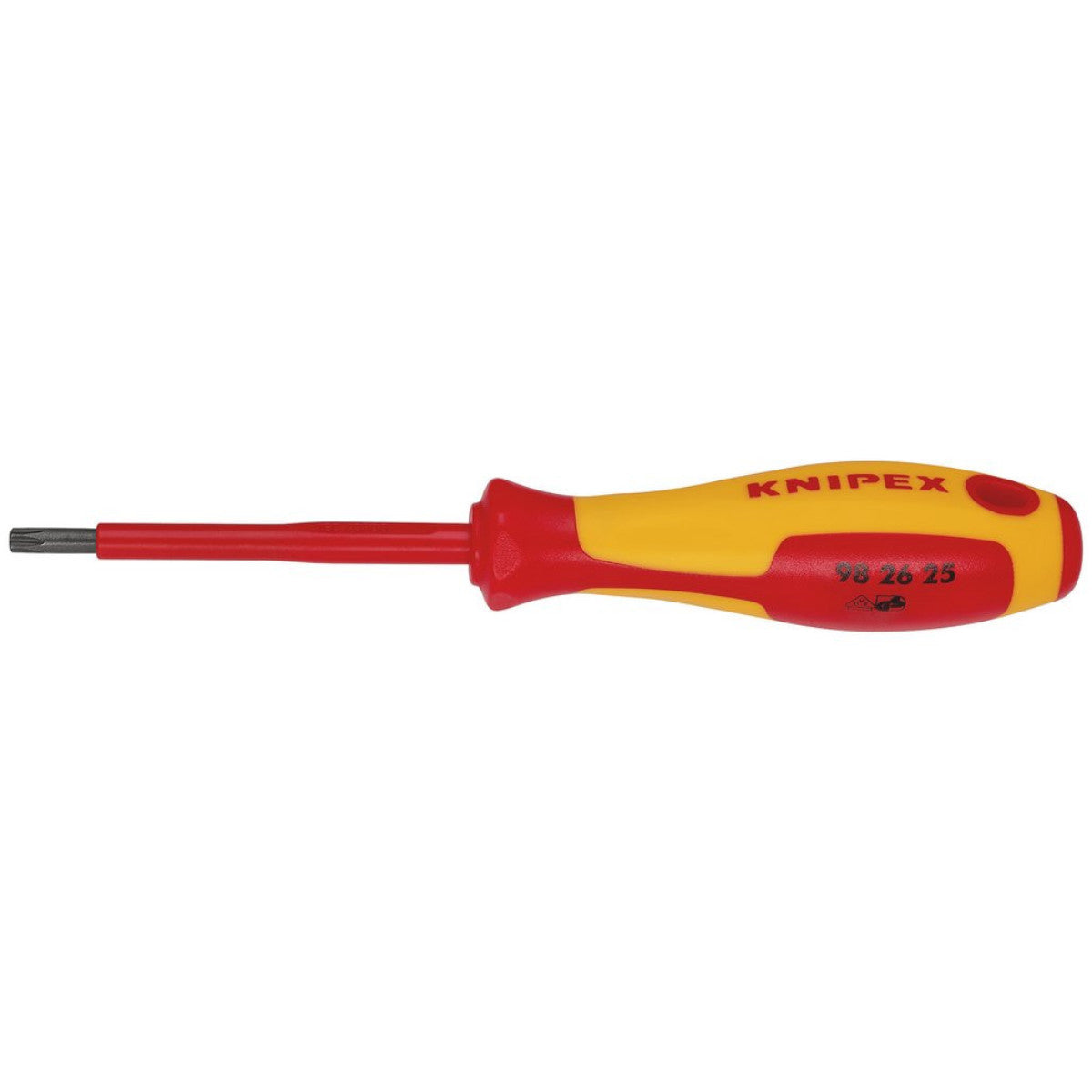 Knipex 98 26 25 VDE Insulated Torx Screwdriver TX25 x 80mm 34661