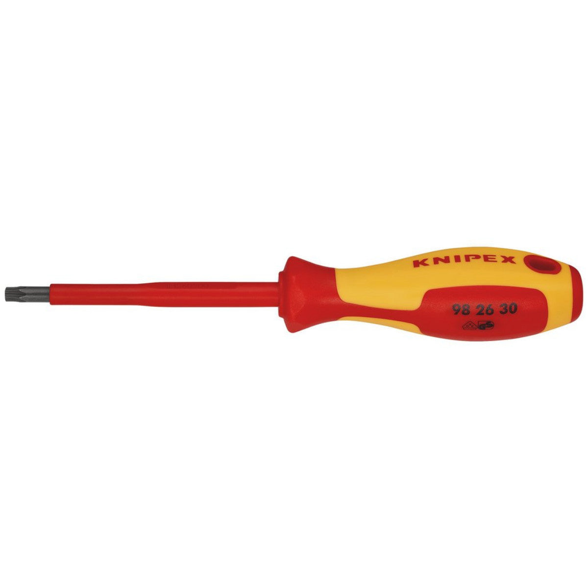 Knipex 98 26 30 VDE Insulated Torx Screwdriver TX30 x 100mm 34662