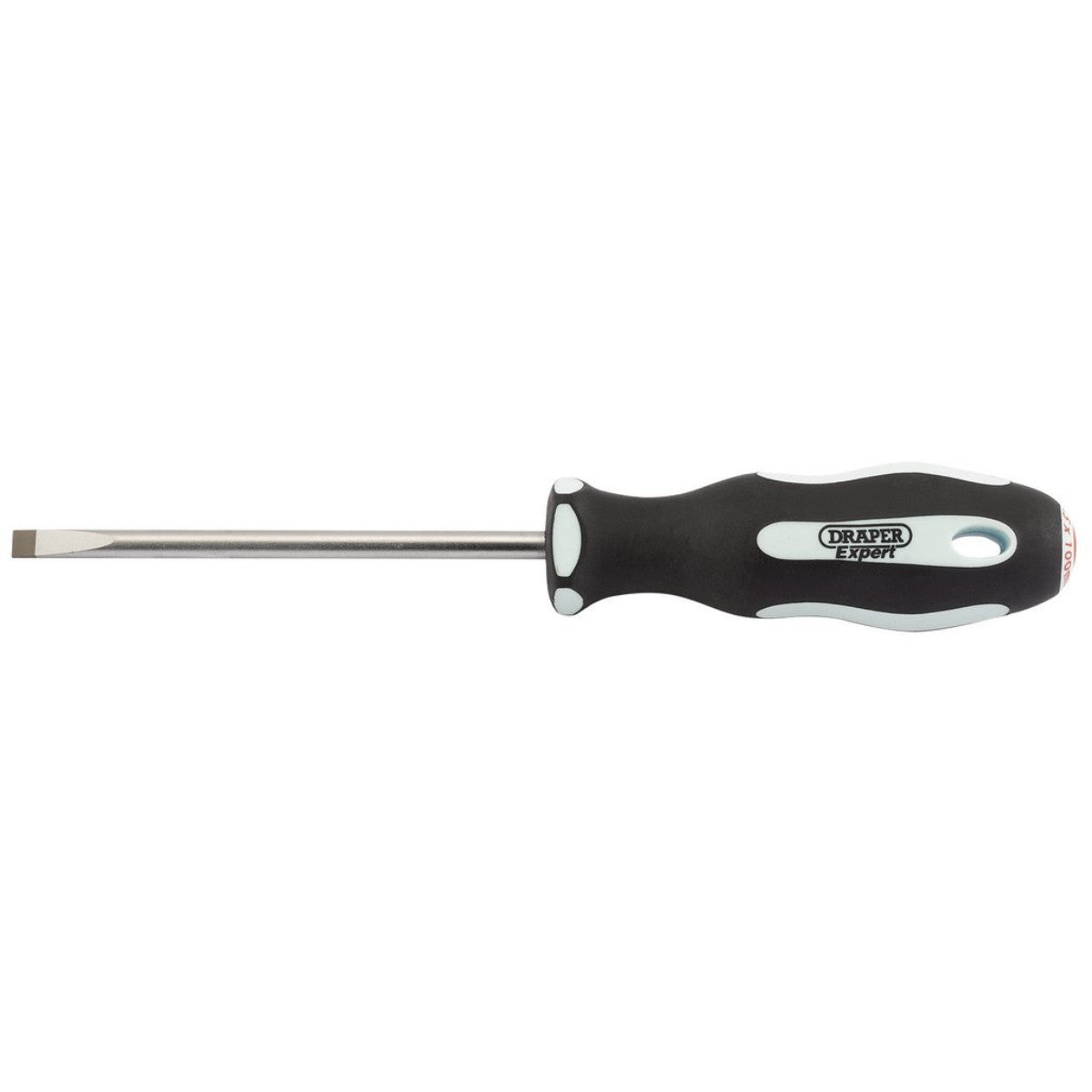 Draper Expert Plain Slot Soft Grip Parallel Tip Screwdriver, 5.5 x 100mm 34973