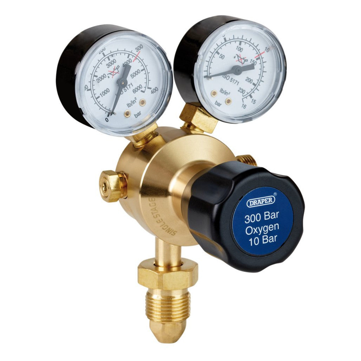 Draper Oxygen Regulator, 300 Bar 35010