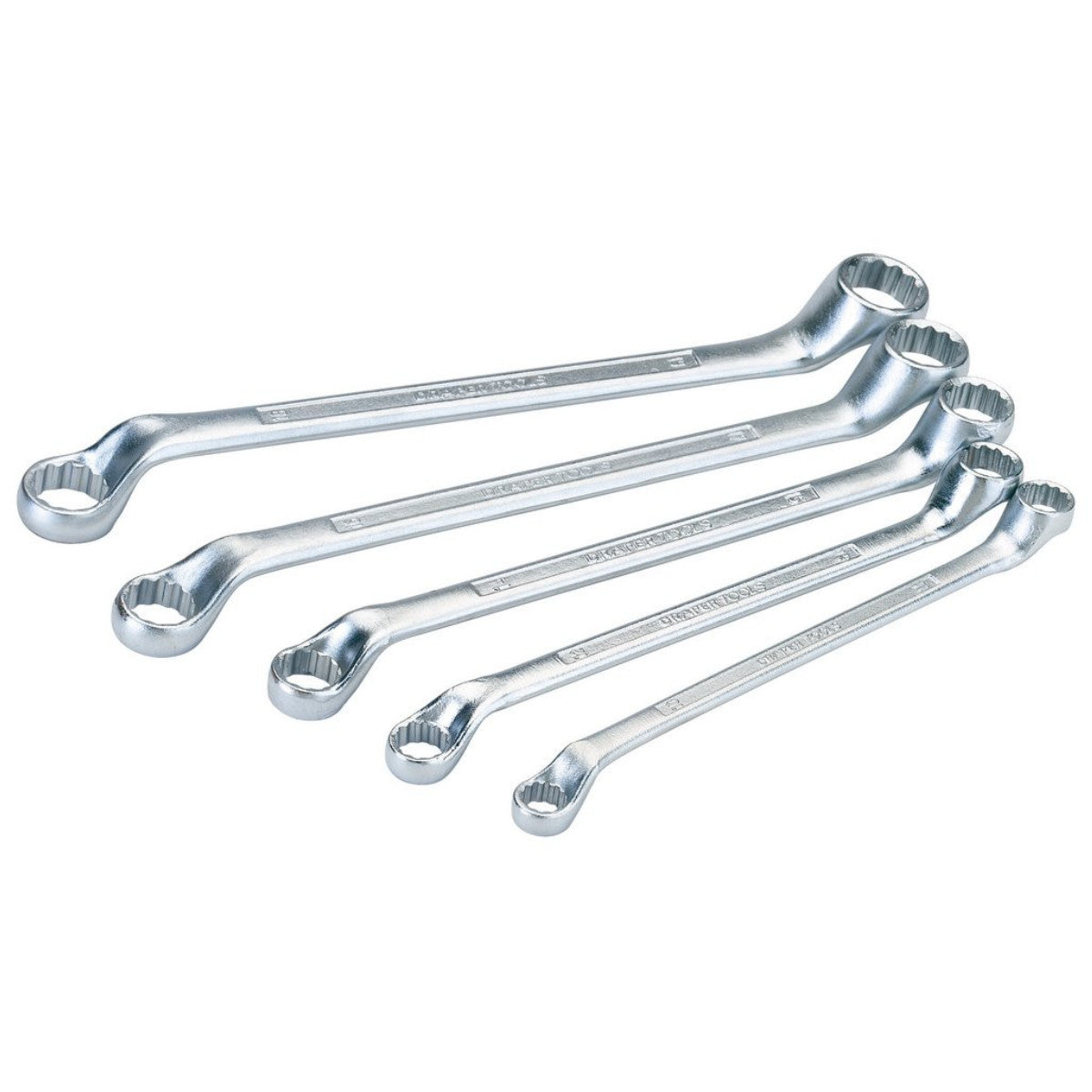 Draper Cranked Metric Ring Spanner Set (5 Piece) 35089