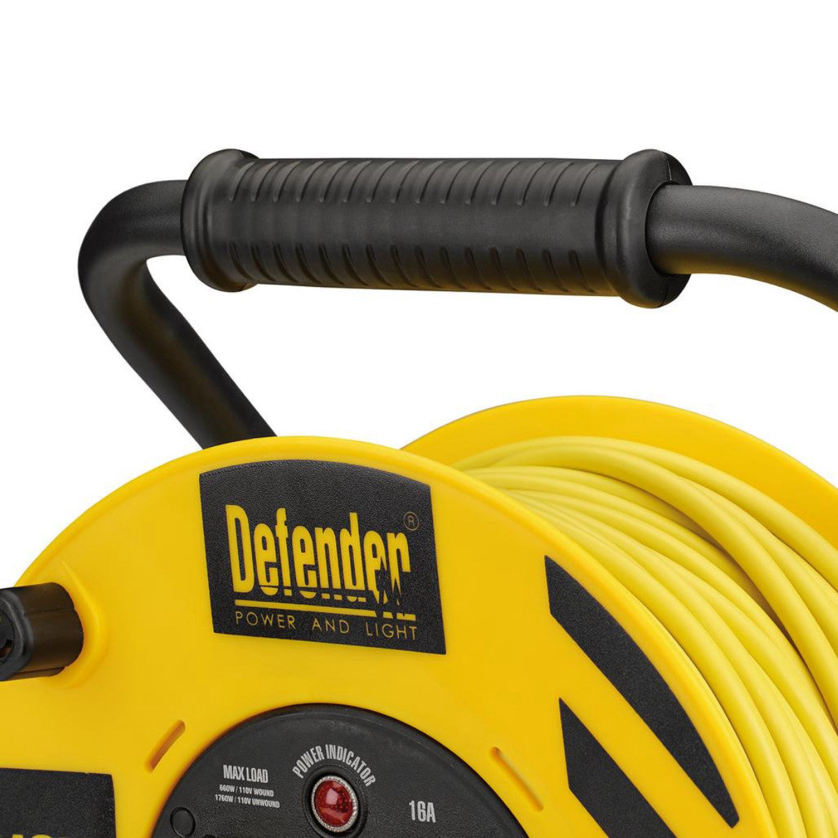 Draper E86500 110V Industrial Cable Reel, 1.5mm², 16A, 50m 35113