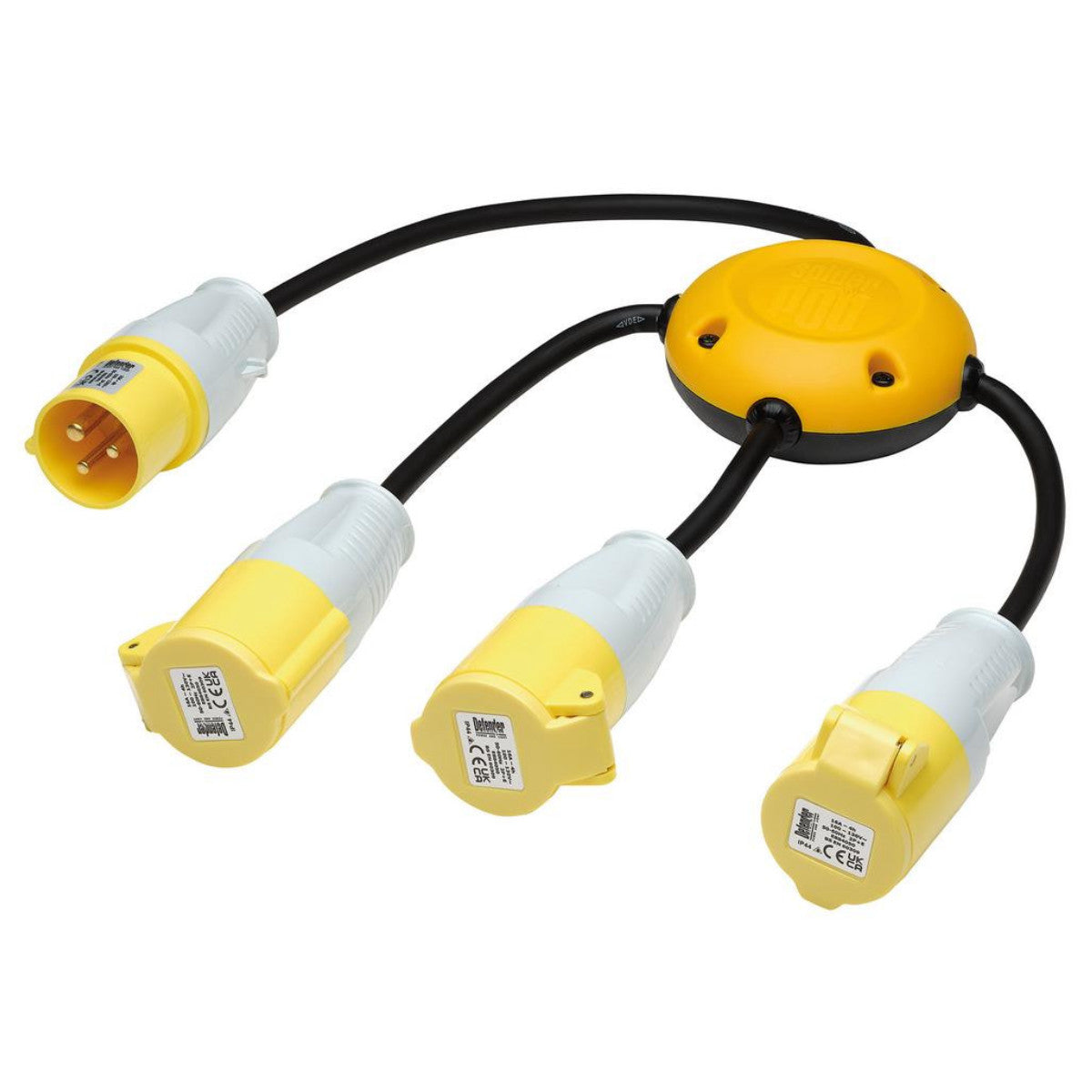 Draper E13220 110V Spider Pod 3 x 16A 35255