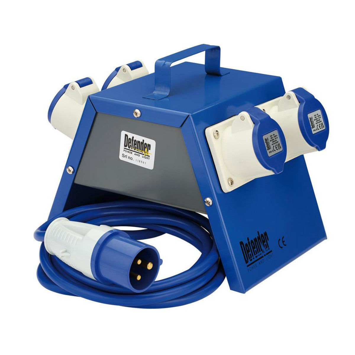 Draper E13112 230V Splitter Box, 4 x 16A 35259