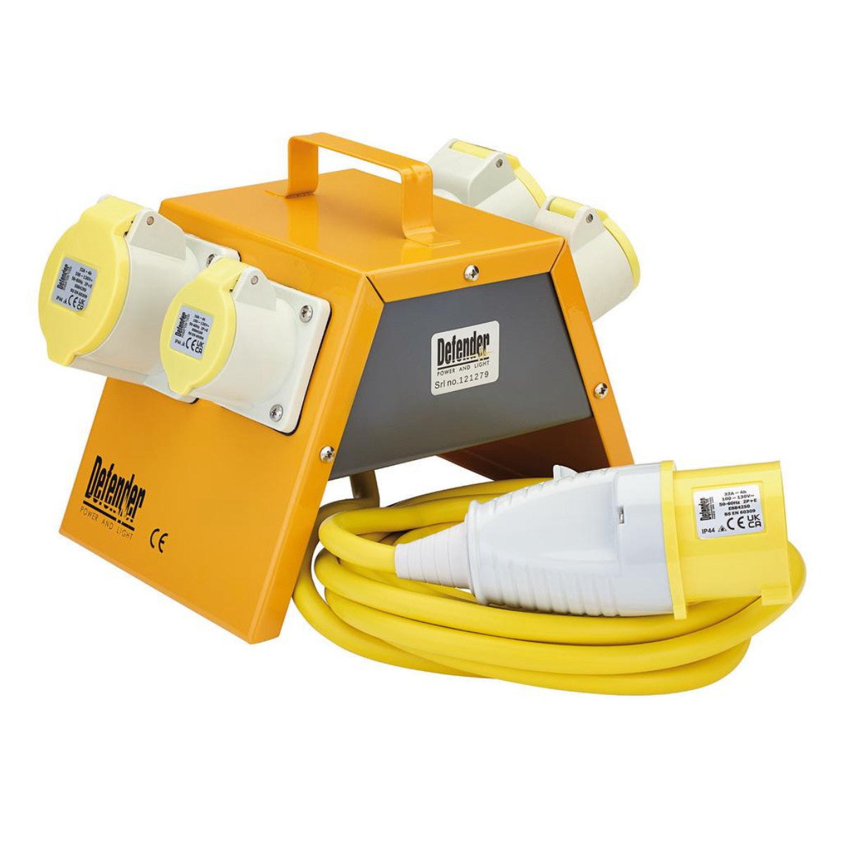Draper E13108 110V Splitter Box, 2 x 16A / 2 x 32A 35839
