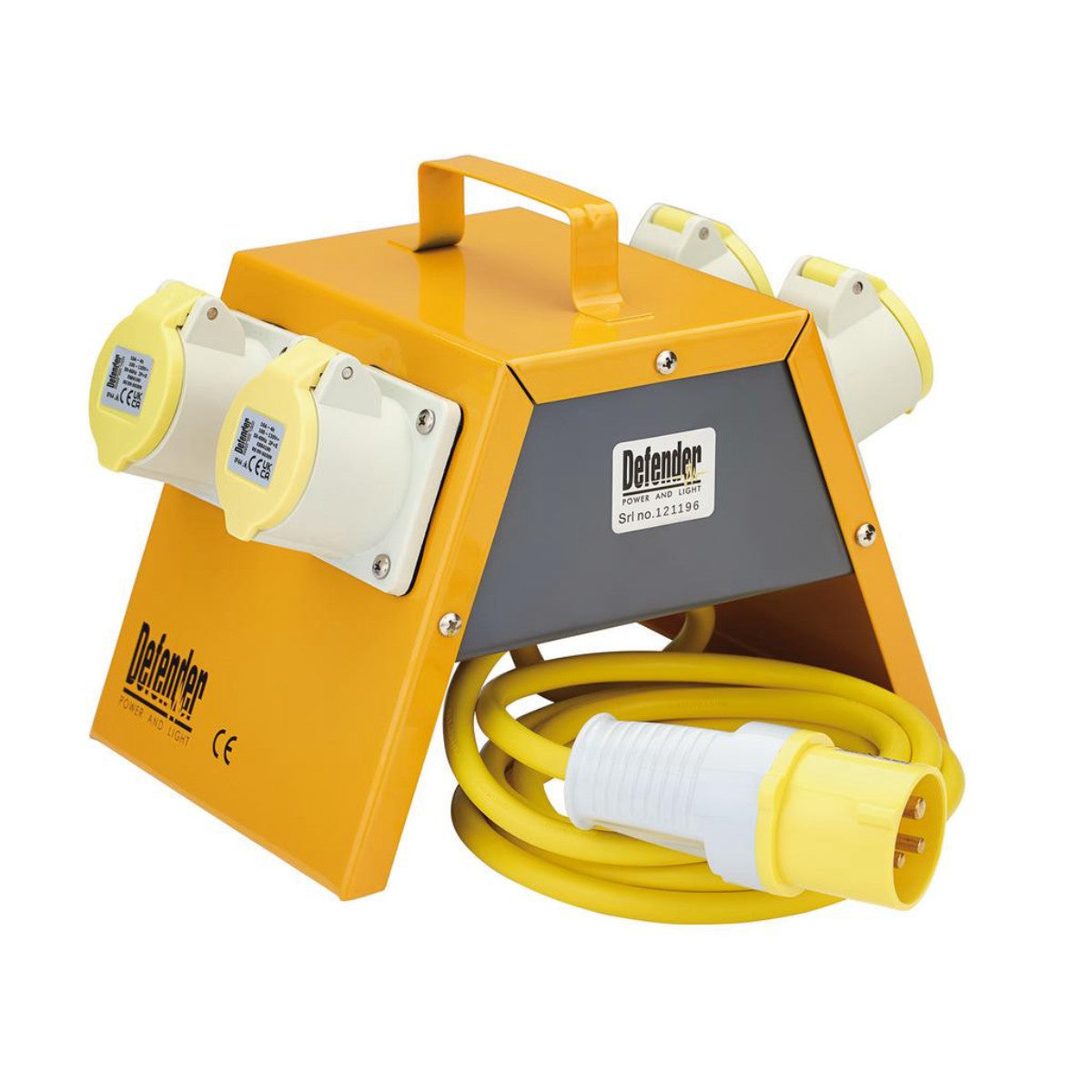 Draper E13104 110V Splitter Box, 4 x 16A 35847