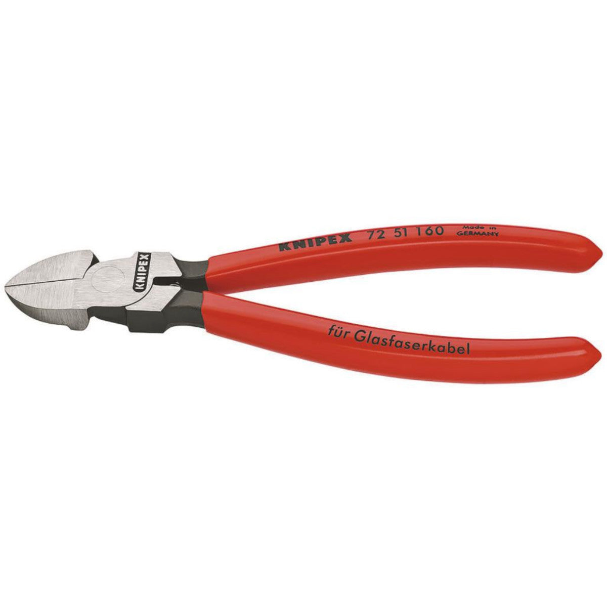 Knipex 72 51 160 Diagonal Cutter For Fibre Optics, 160mm 36031