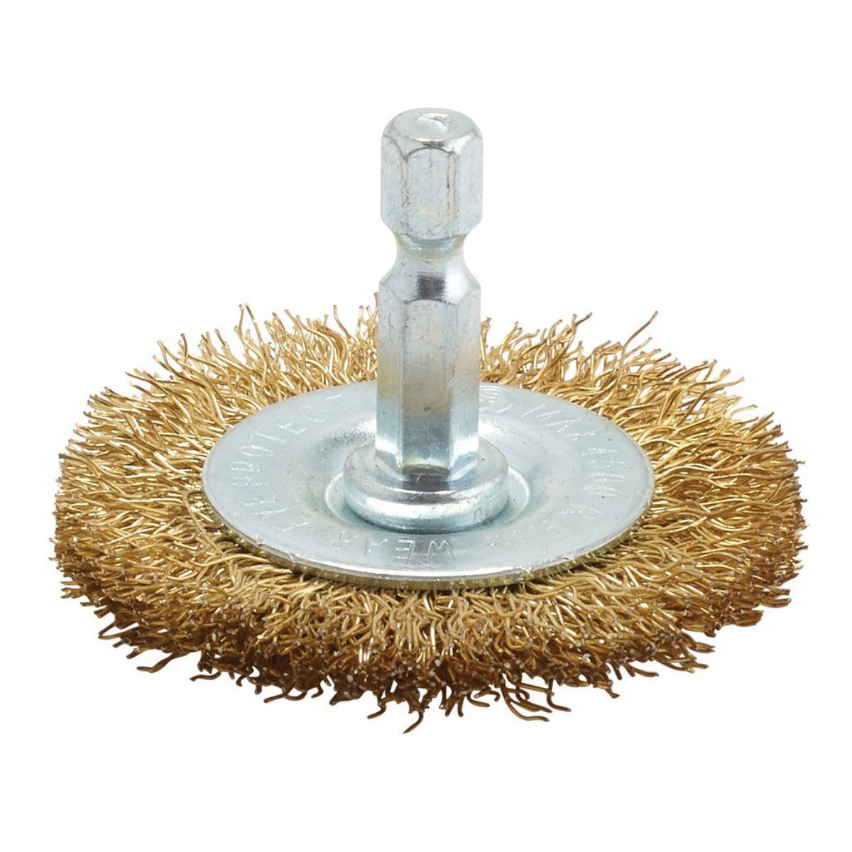 Draper Brassed Steel Crimped Wire Wheel Brush, 50mm 41427
