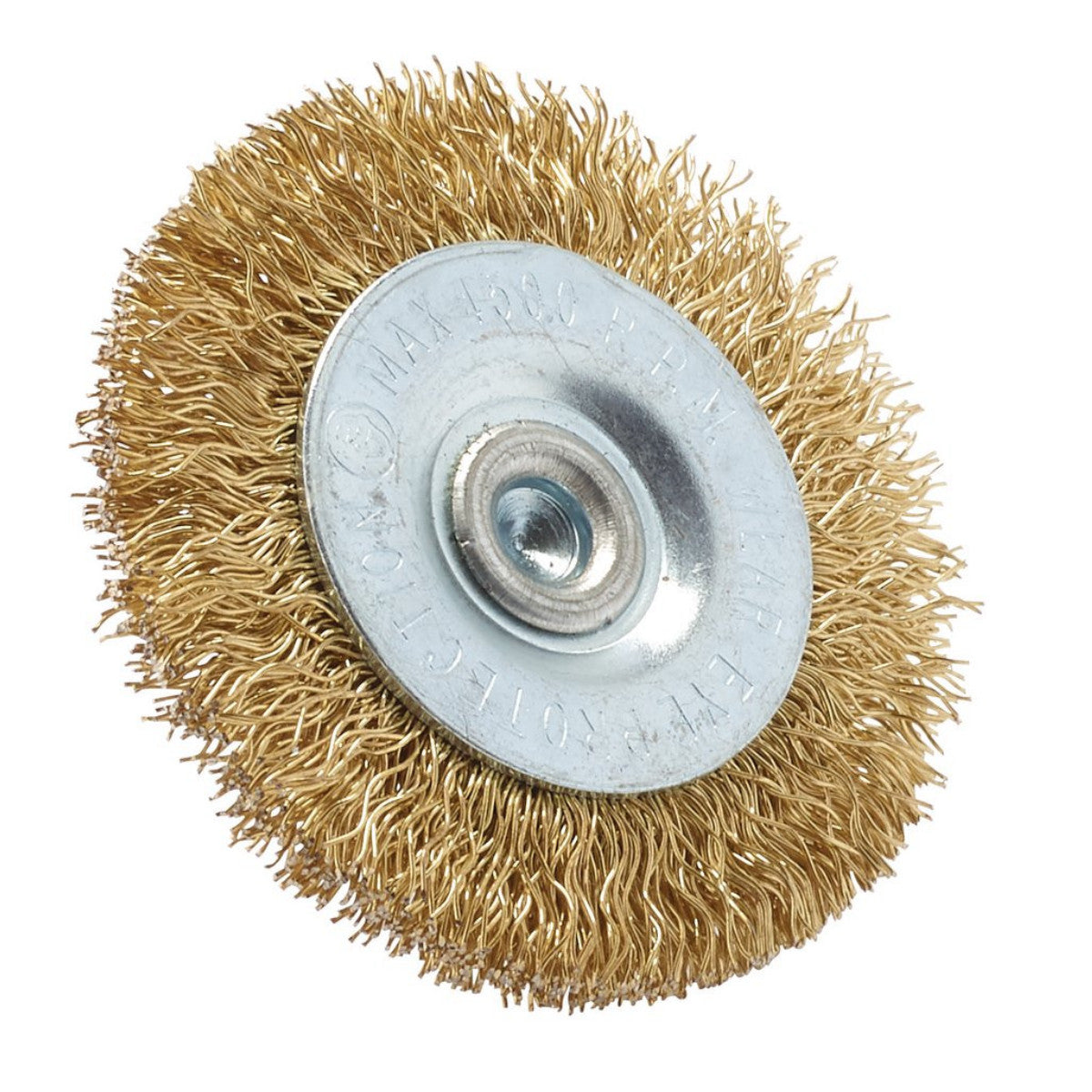 Draper Brassed Steel Crimped Wire Wheel Brush, 50mm 41427