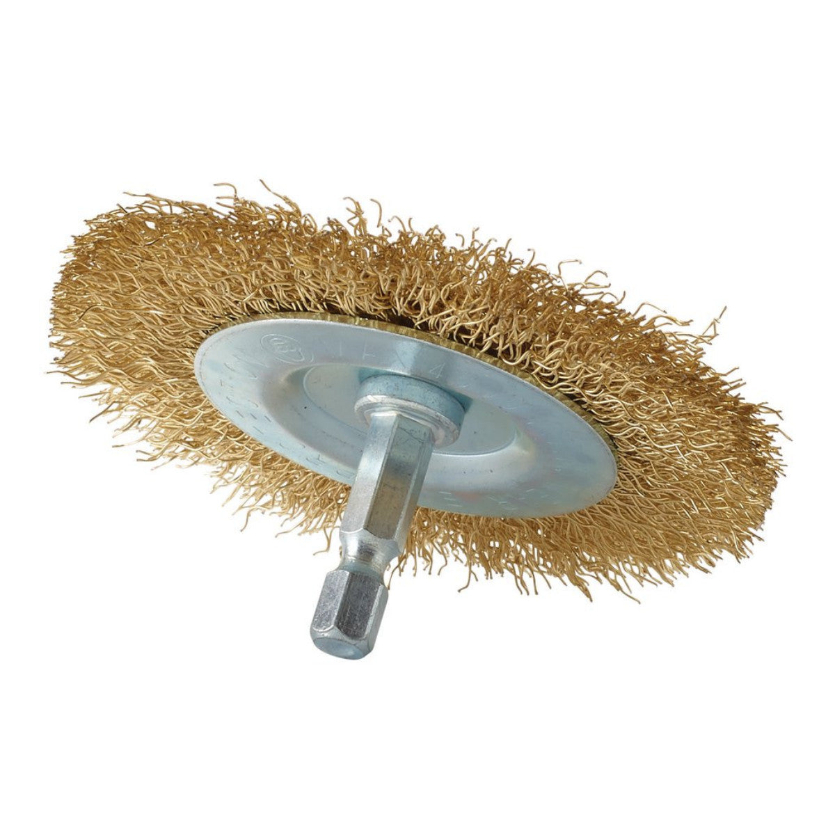 Draper Brassed Steel Crimped Wire Wheel Brush, 75mm 41429