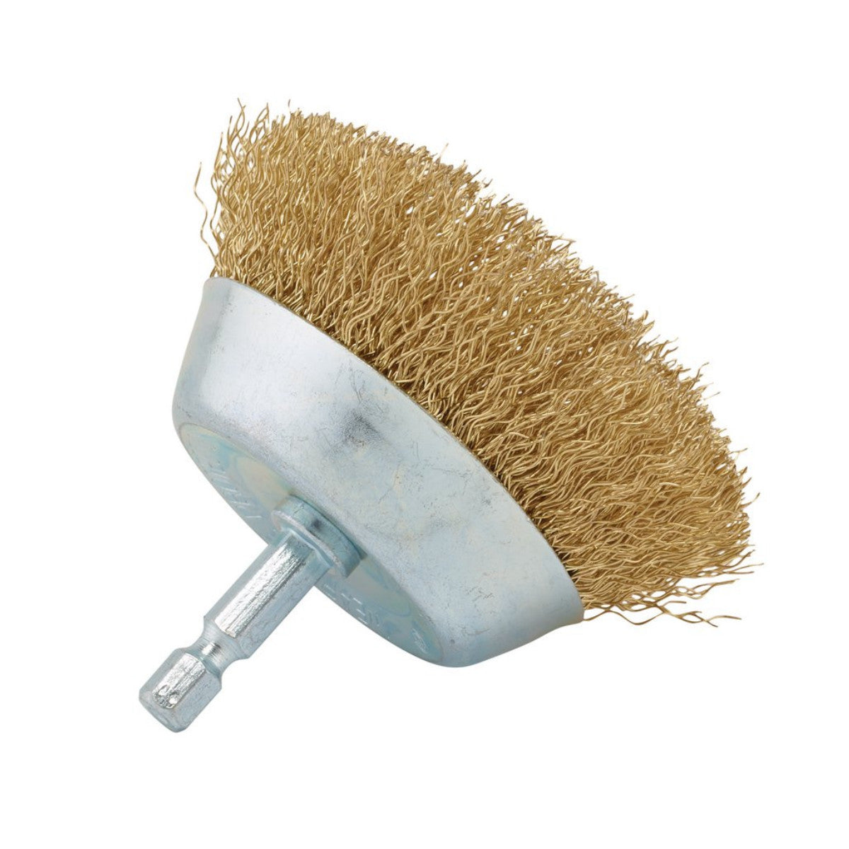 Draper Brassed Steel Crimped Wire Cup Brush, 75mm 41433