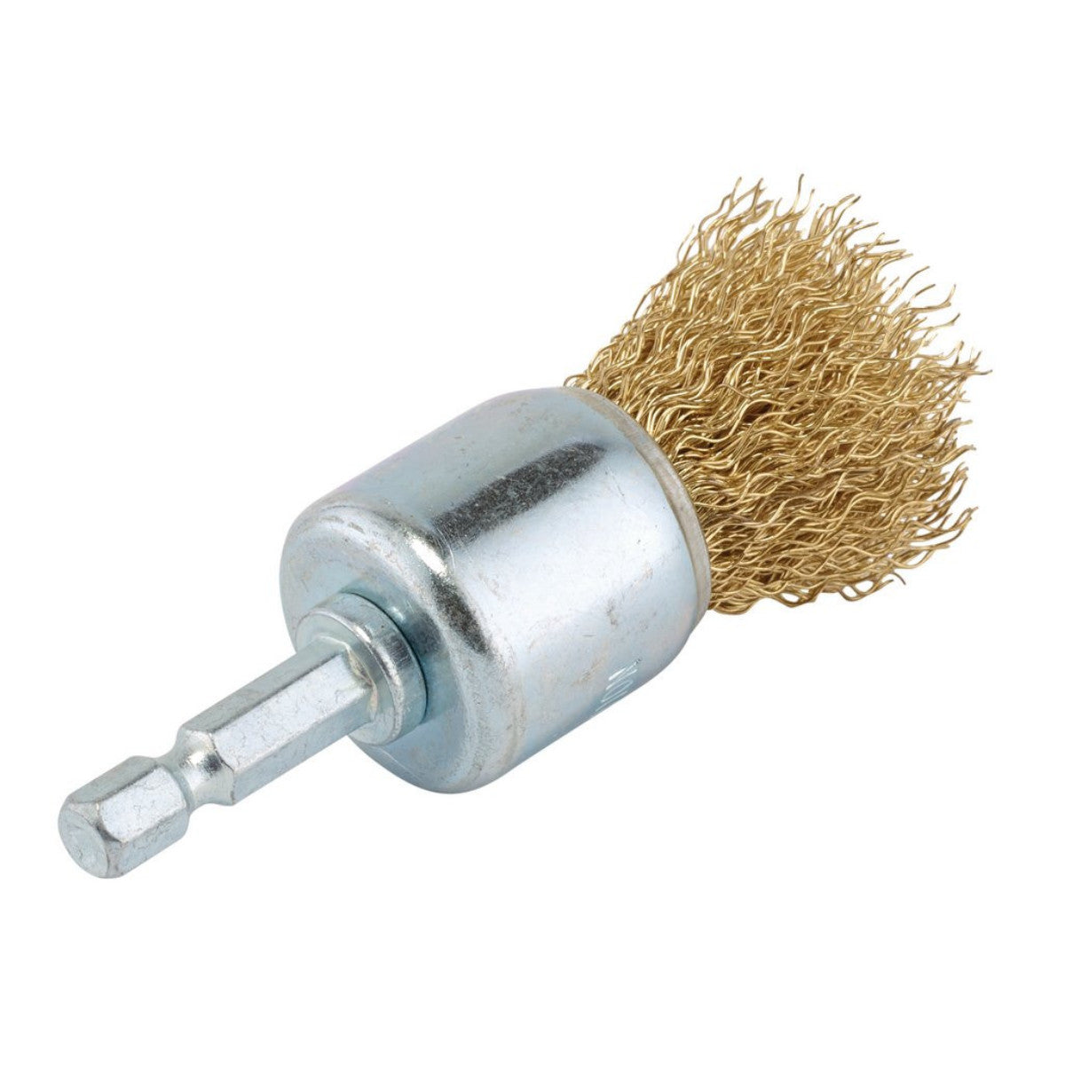 Draper Brassed Steel Crimped Wire End Brush, 25mm 41438
