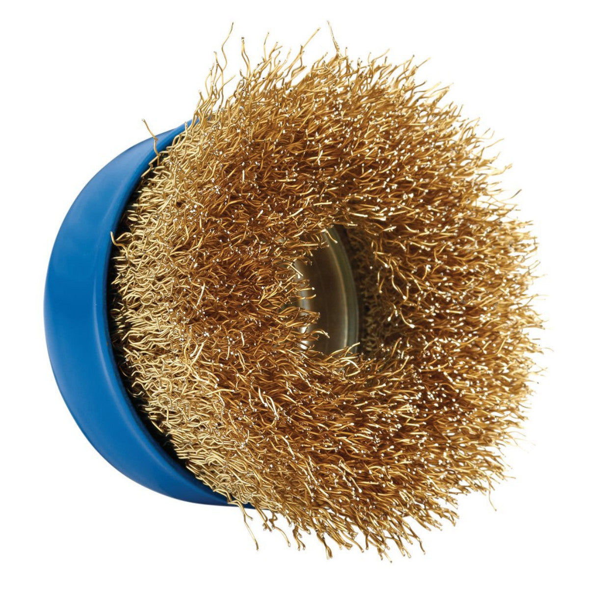 Draper Brassed Steel Crimped Wire Cup Brush, 75mm, M14 41444