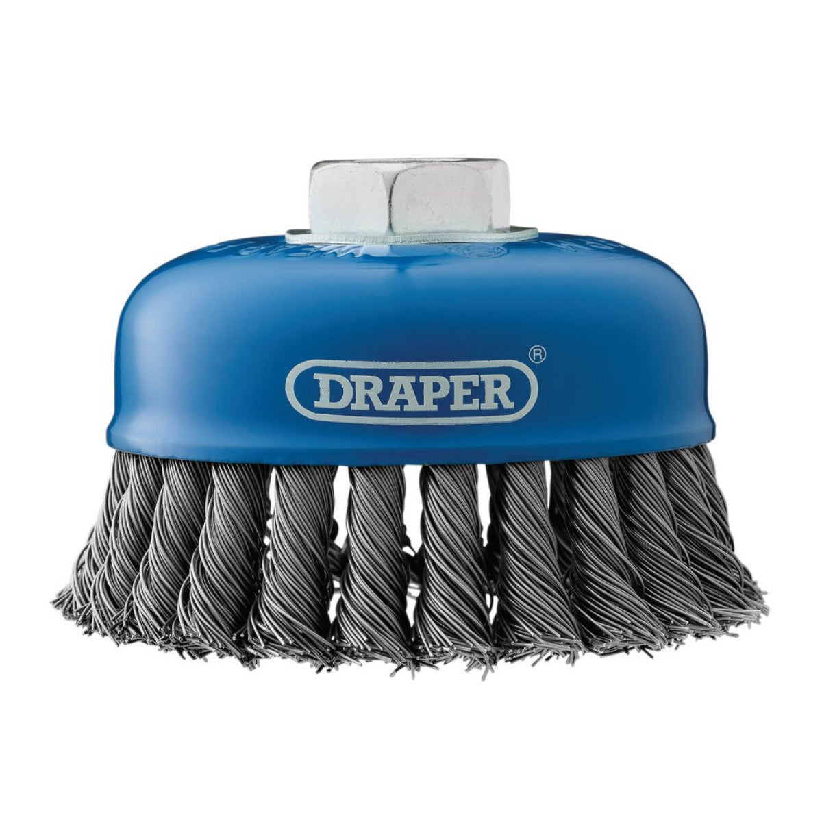 Draper Steel Twist-Knot Wire Cup Brush, 100mm, M14 41450