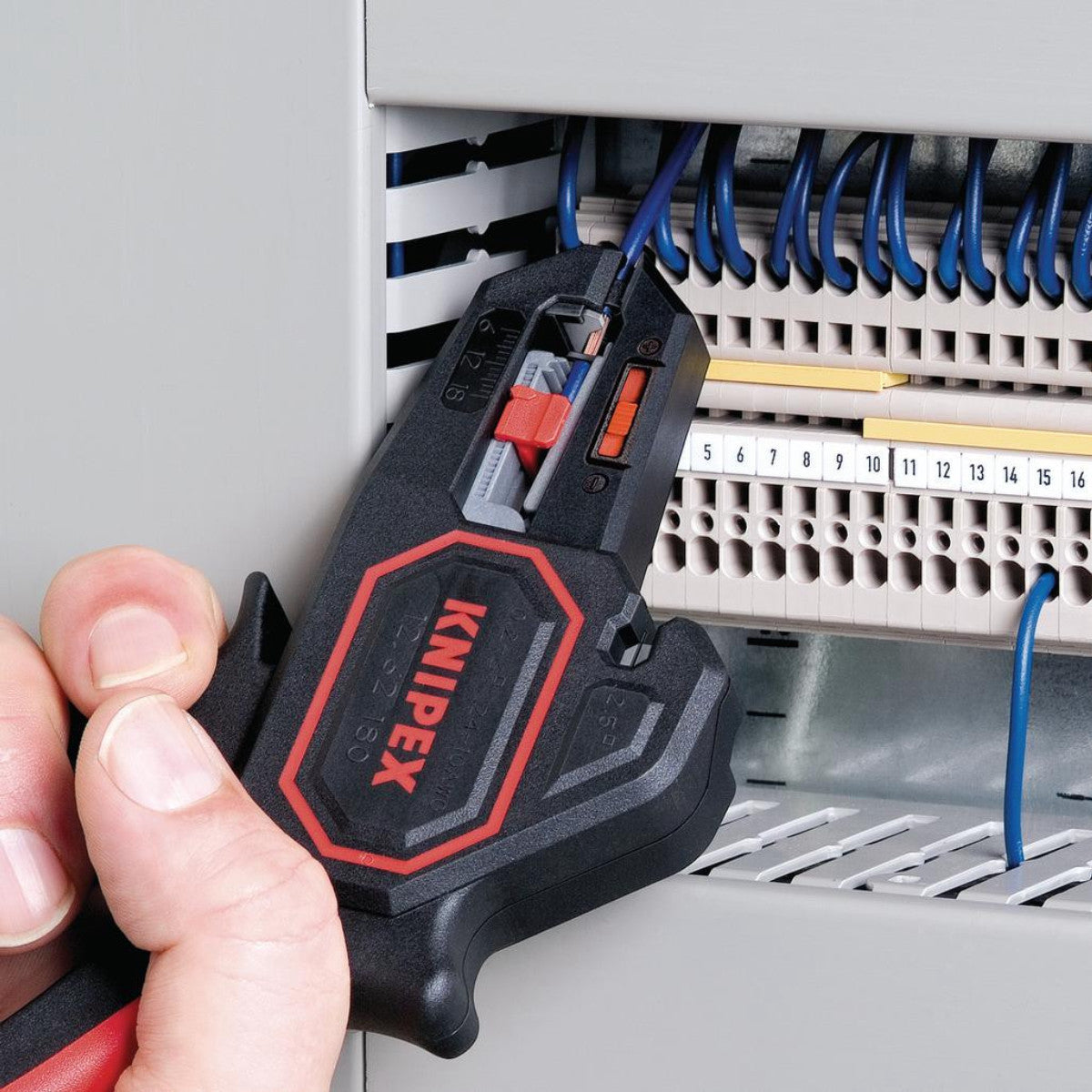 Knipex 12 62 180 Automatic Insulation Stripper, 180mm 43803