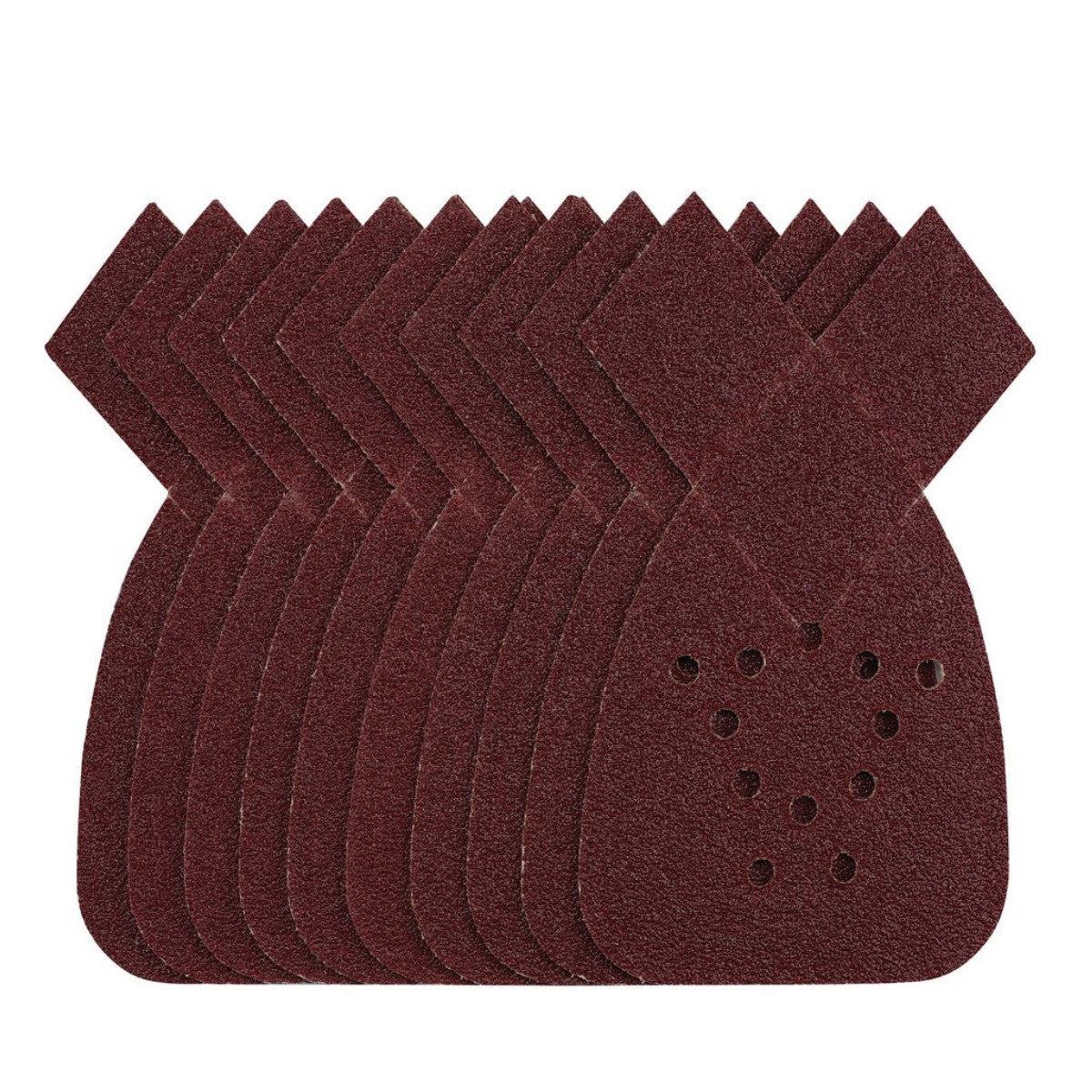 Draper Detail Sanding Sheets with Hook and Loop, 140mm, 40 Grit, SSD4 (Pack of 10) 43848