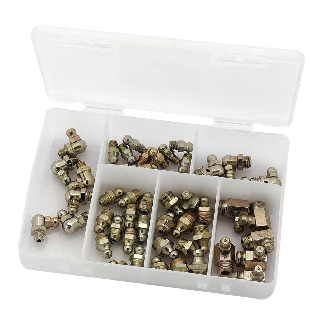Draper 50 Assorted BSPT Grease Nipples 43961