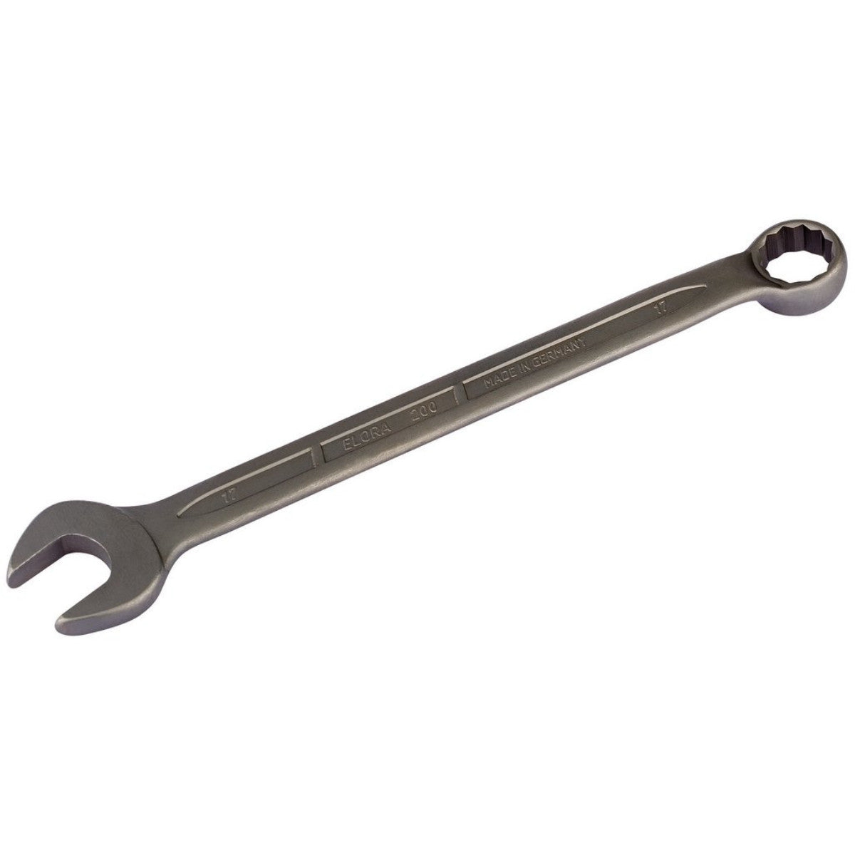 Elora Long Stainless Steel Combination Spanner, 17mm 44016