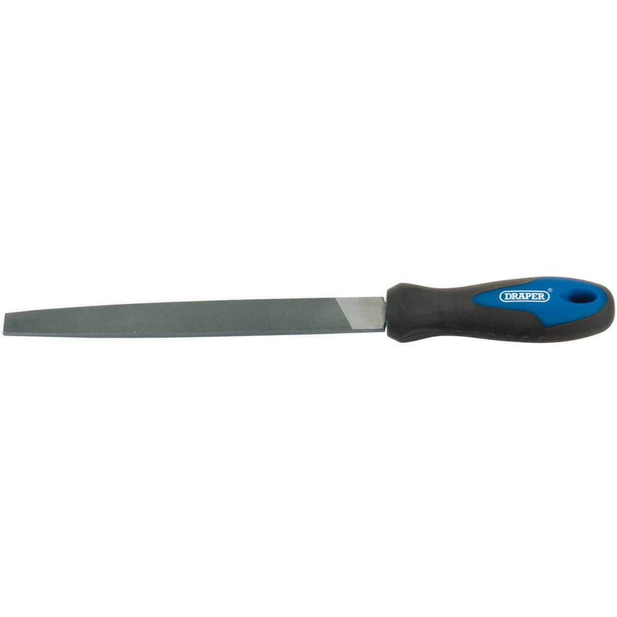 Draper Engineers Flat Second Cut File with Soft Grip Handle, 200mm 44952